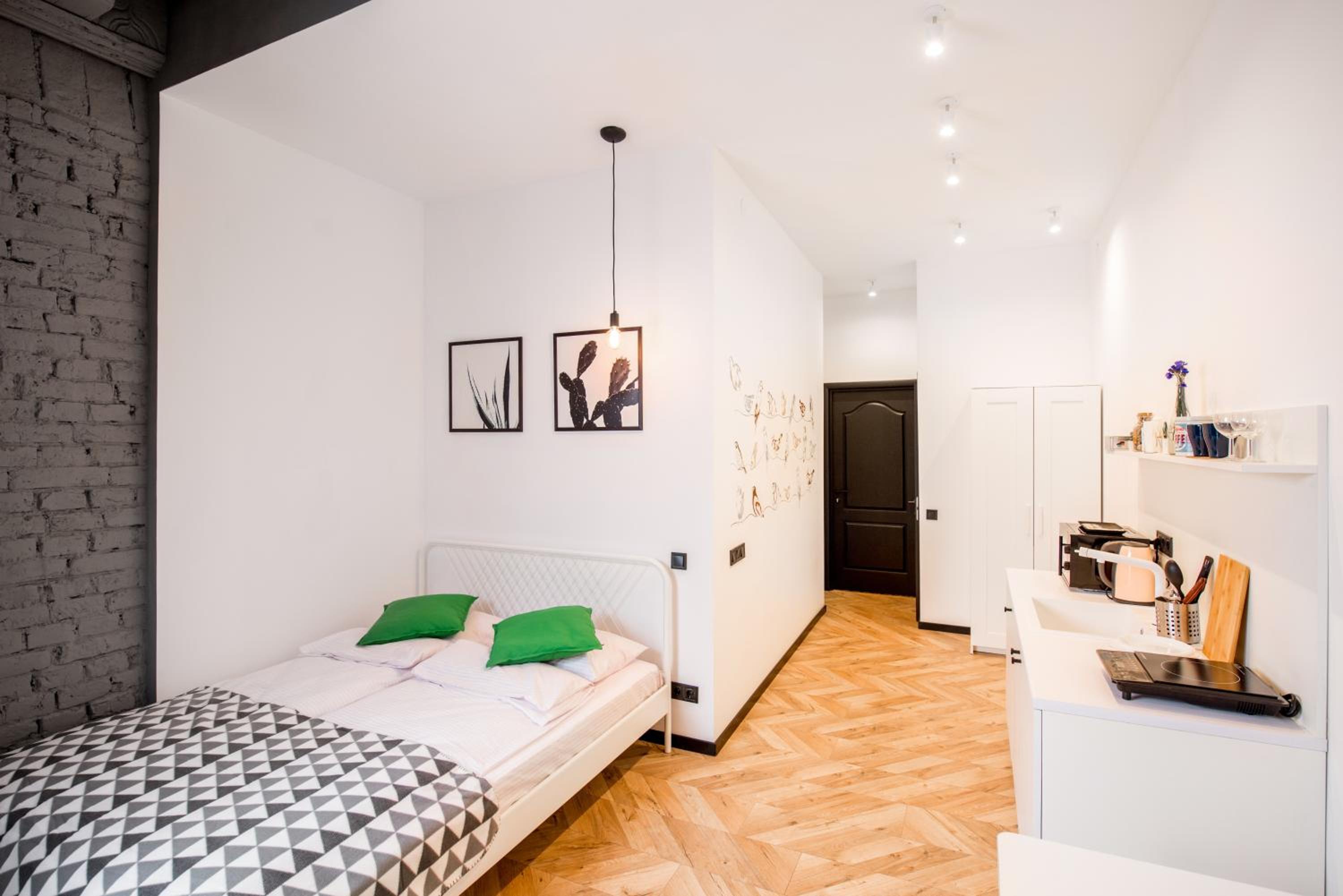 Studio with Balcony