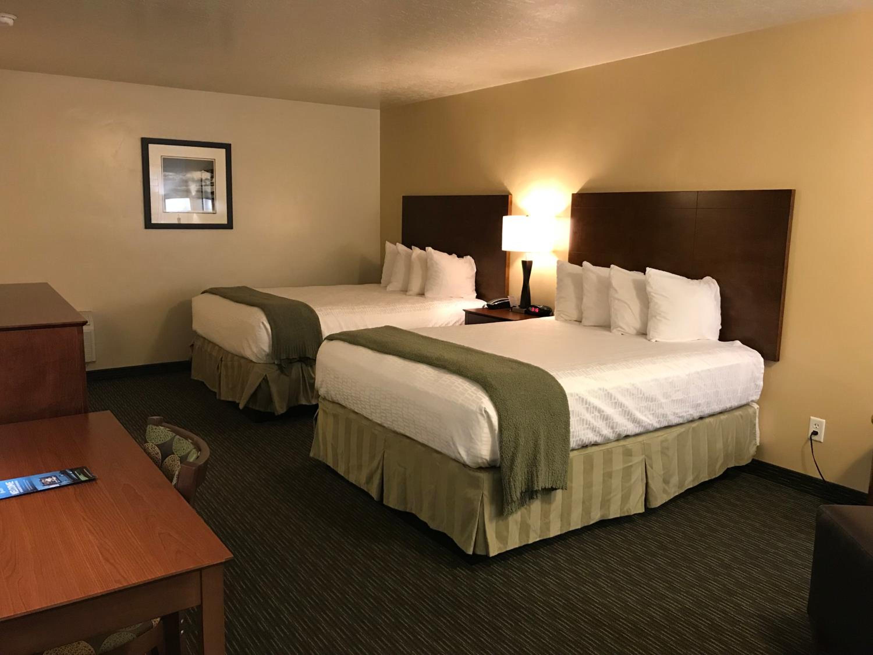 Queen Room with Two Queen Beds and Walk-in Shower - Disability Access