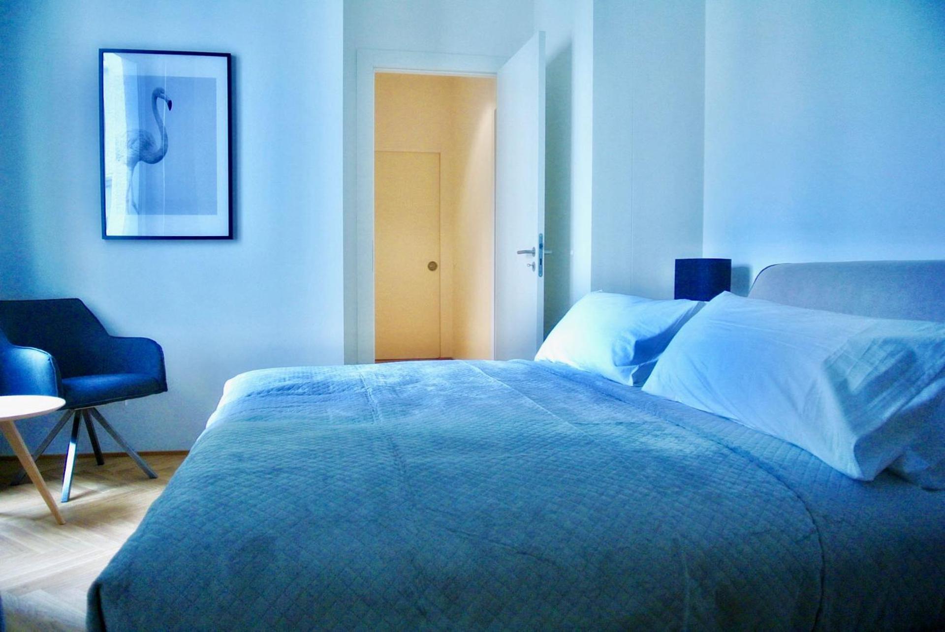 Three-Bedroom Apartment with Fireplace