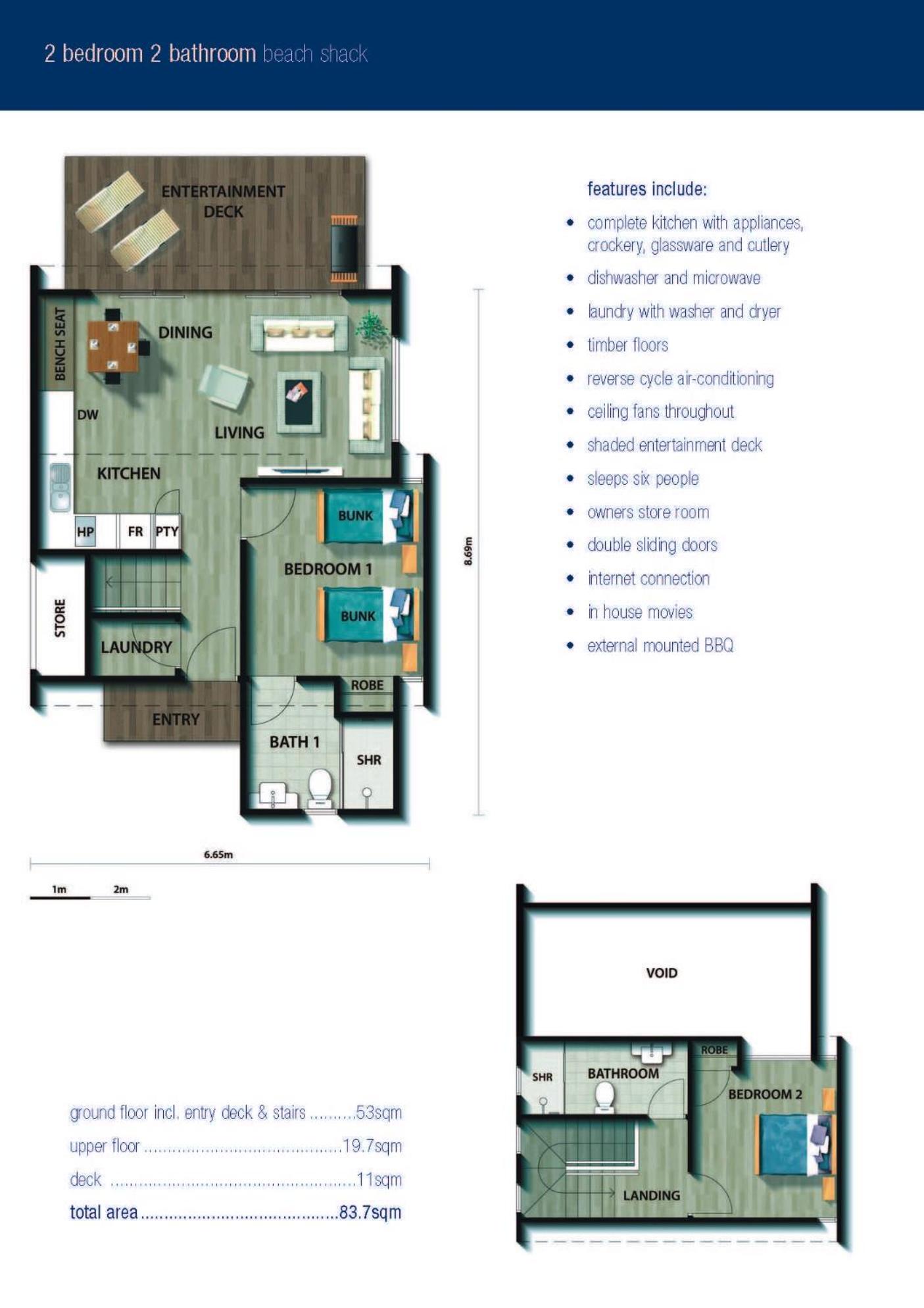 Two-Bedroom Cottage with Two Bathrooms photo 3
