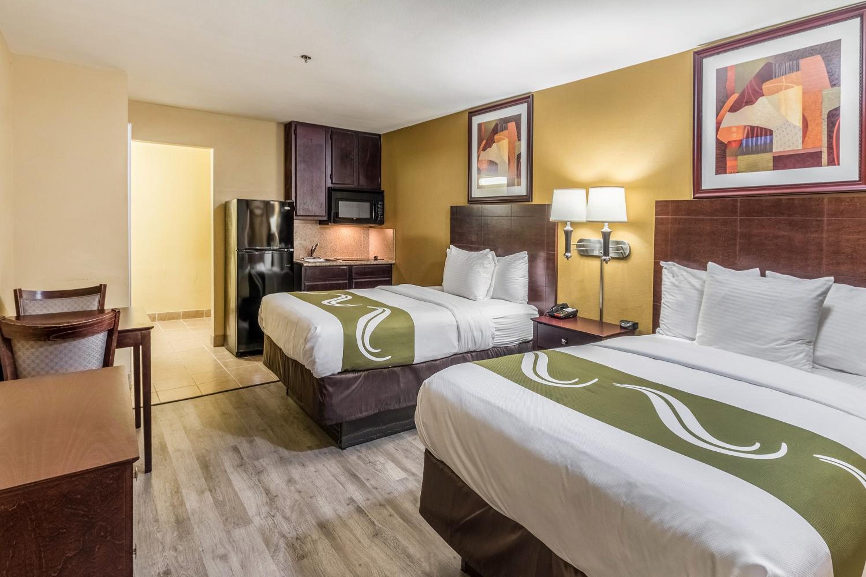 Efficiency Double Room with Two Double Beds - Non-Smoking