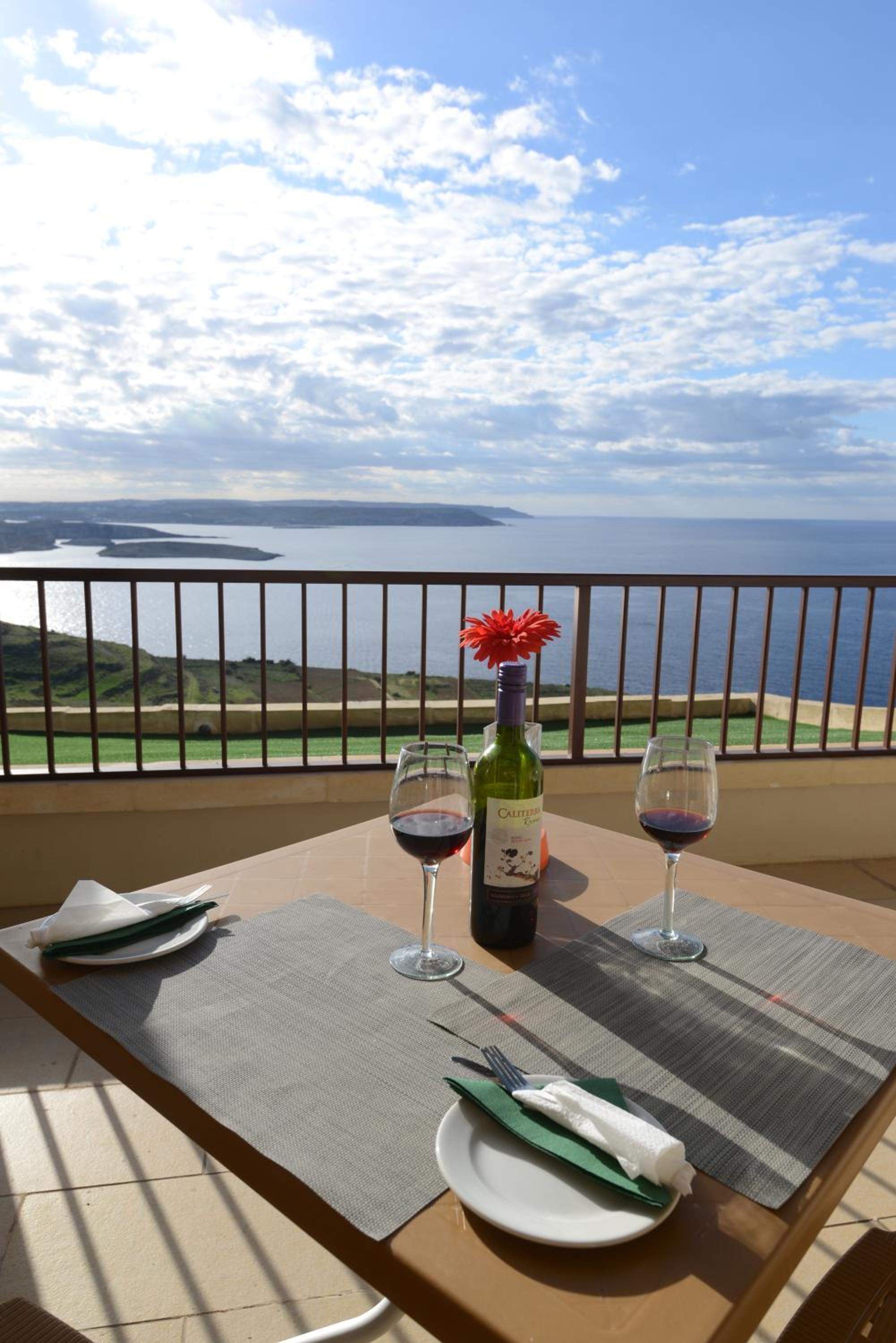 Deluxe Double Room with Balcony and Sea View