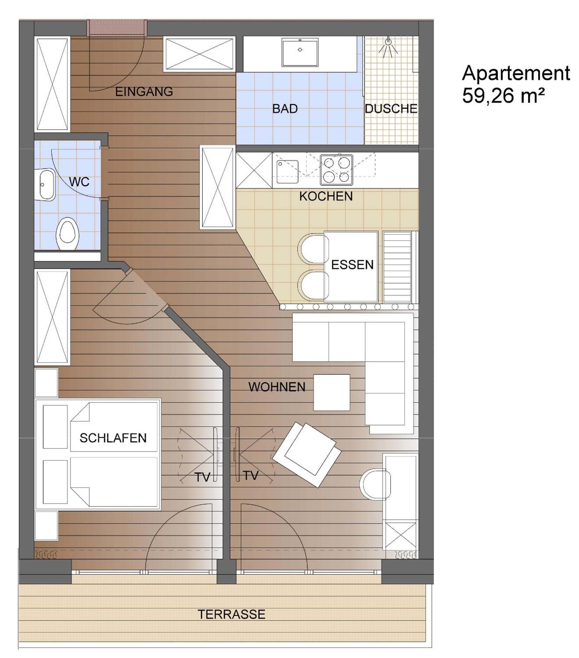 One-Bedroom Apartment photo 3