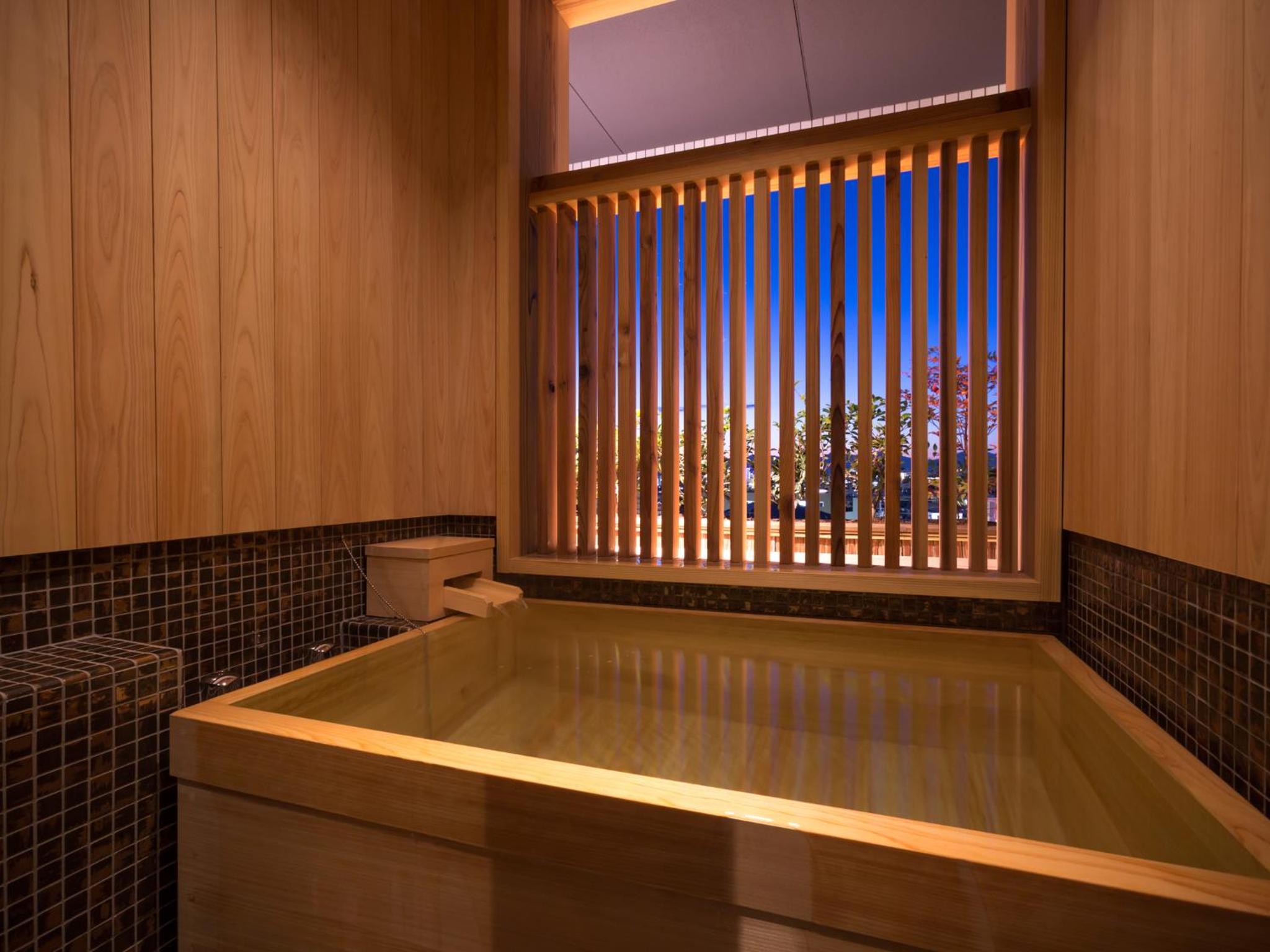 Japanese-Style Twin Room with Semi Open-Air Bath - Non-Smoking (3rd Floor) photo 2