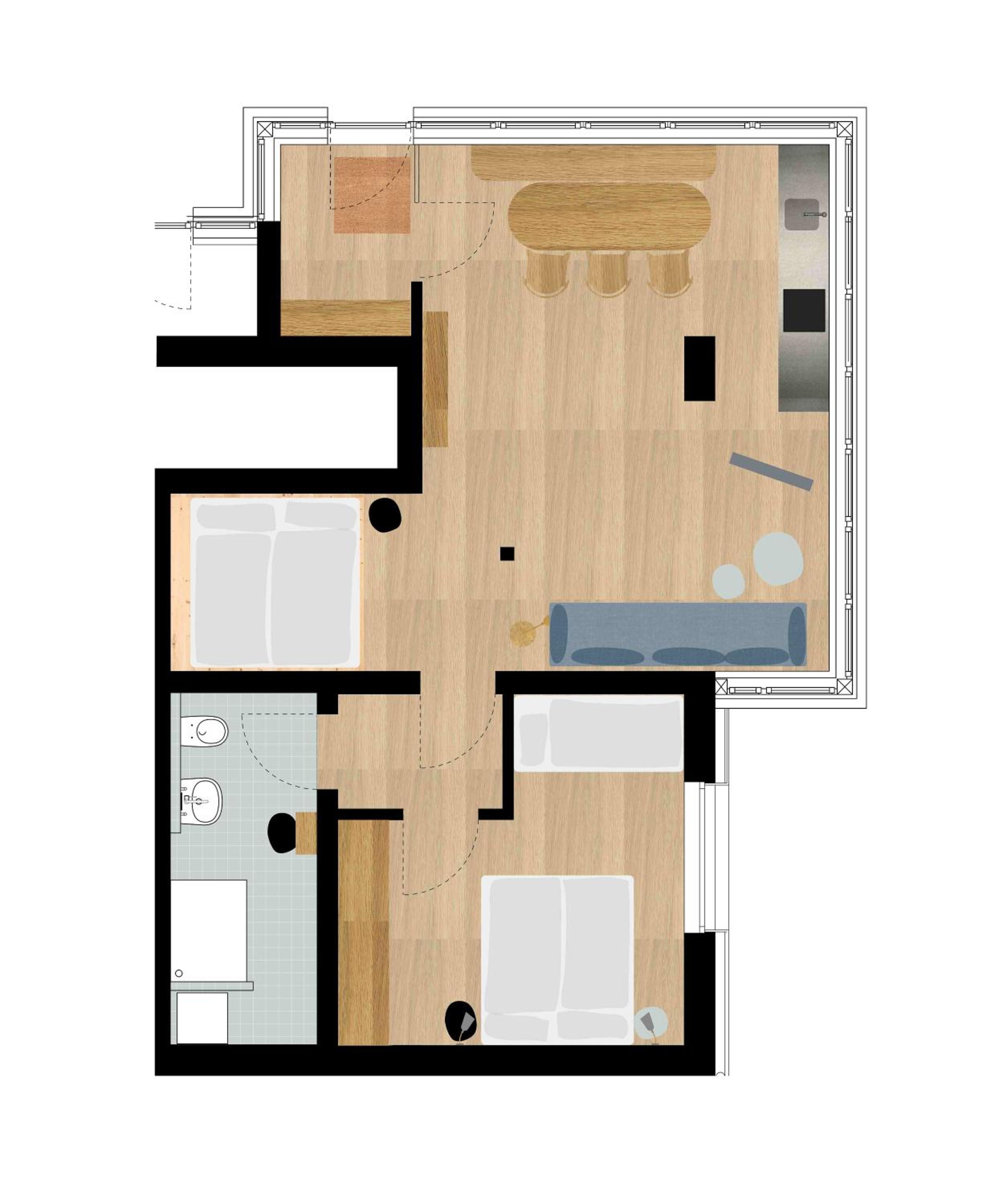 Two-Bedroom Apartment photo 2