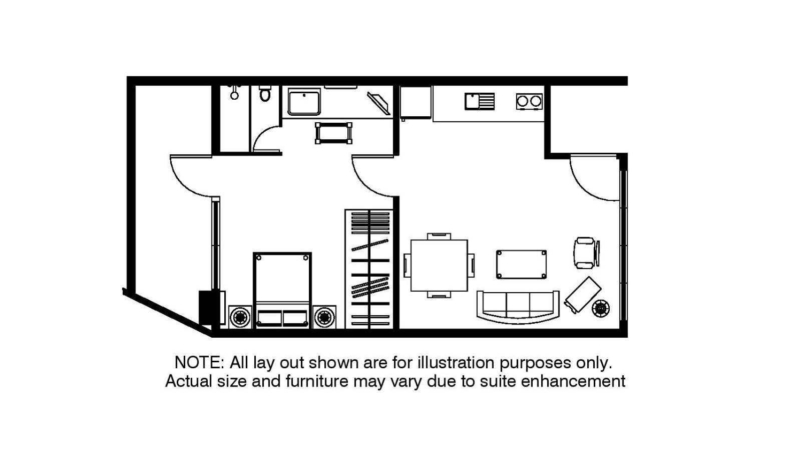 One-Bedroom Suite - Photo 2