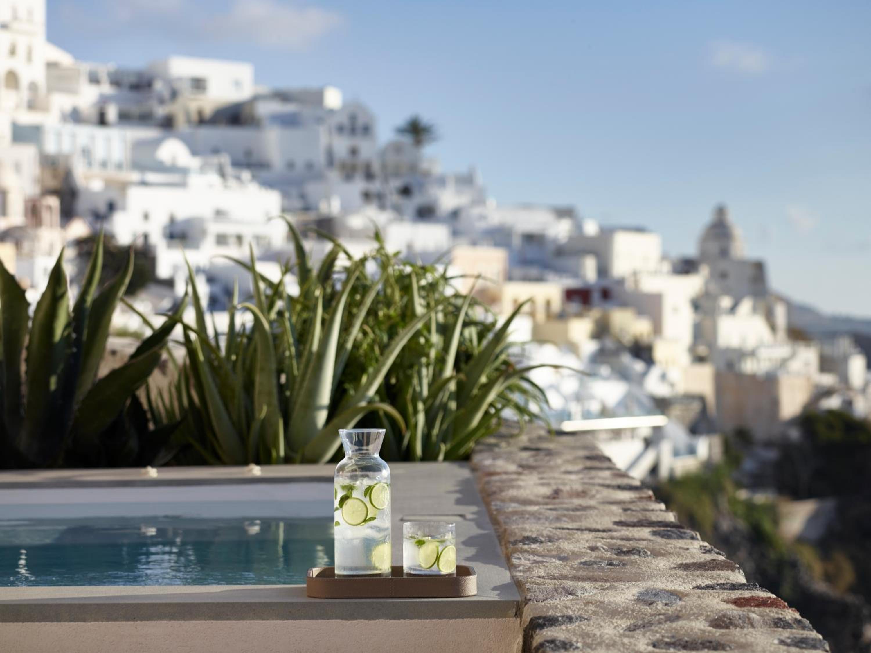 Aqua Suite with Private Plunge Pool and Caldera View - Photo 15