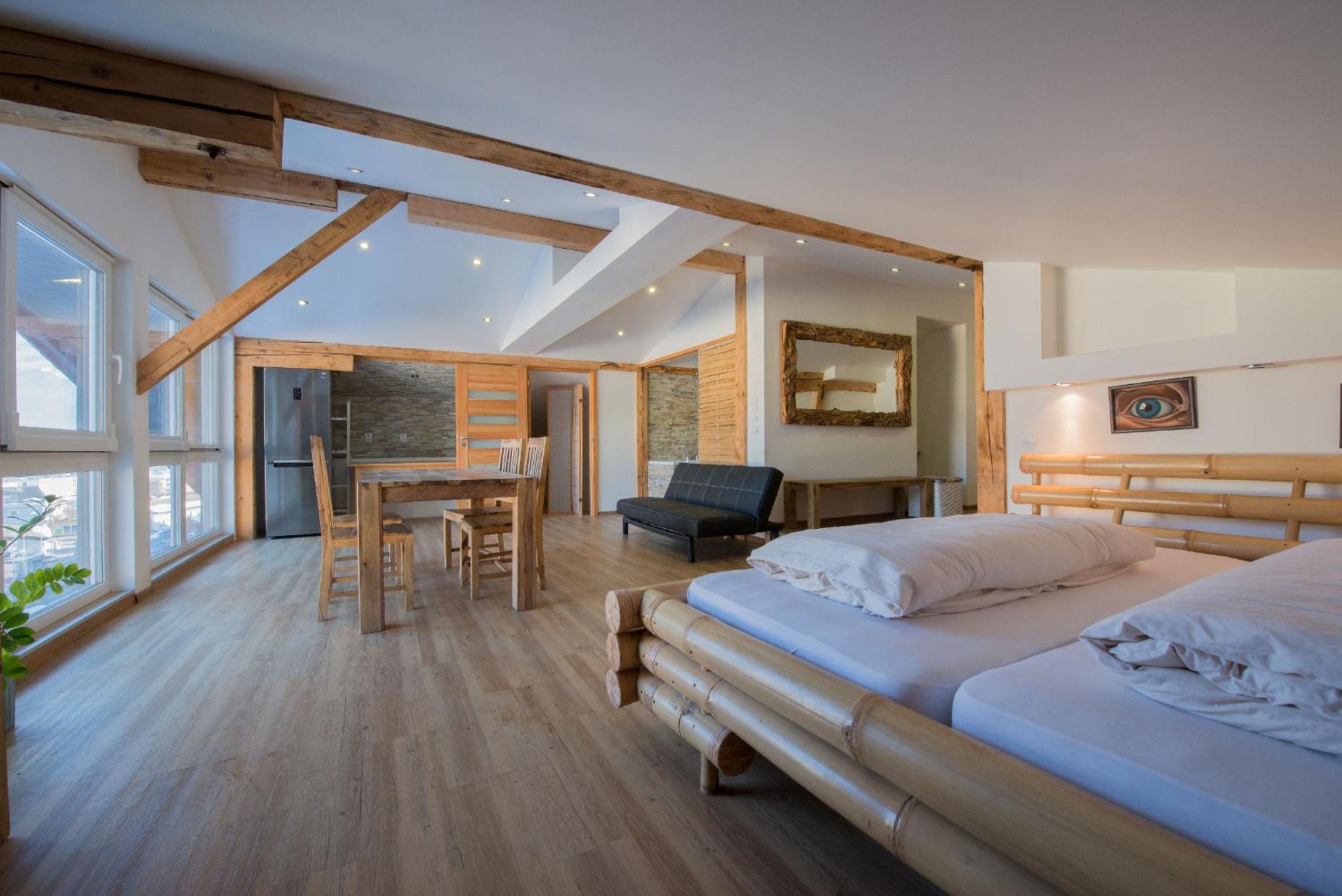 Appartement mit 100 m2 und 3 Schlafräumen