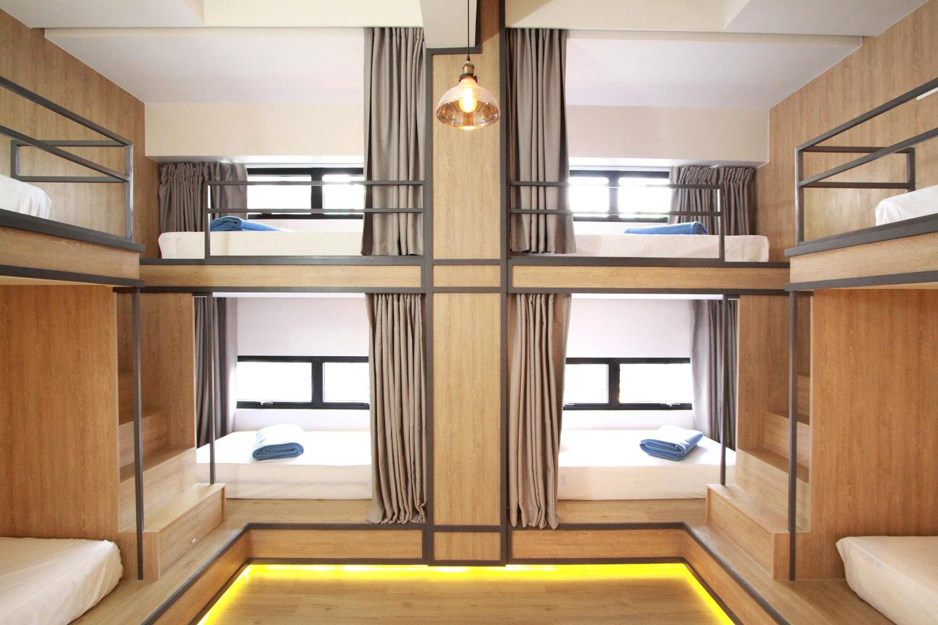 Single Bed in Female Dormitory Room