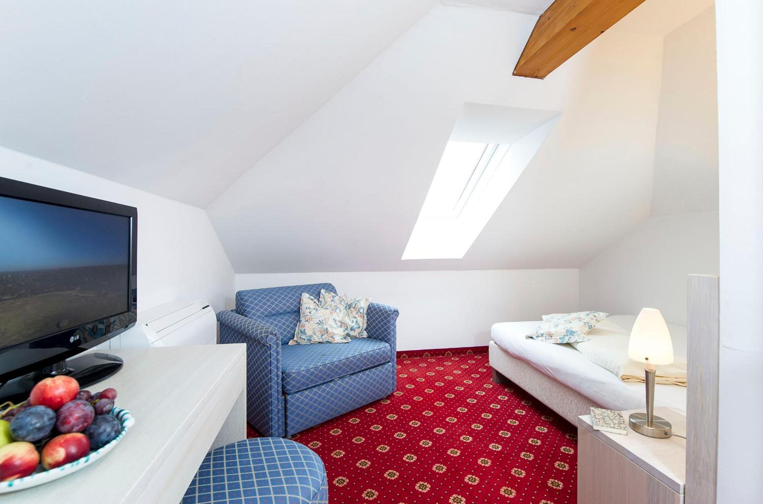 Small Single Room - Mansard with Ceiling Window