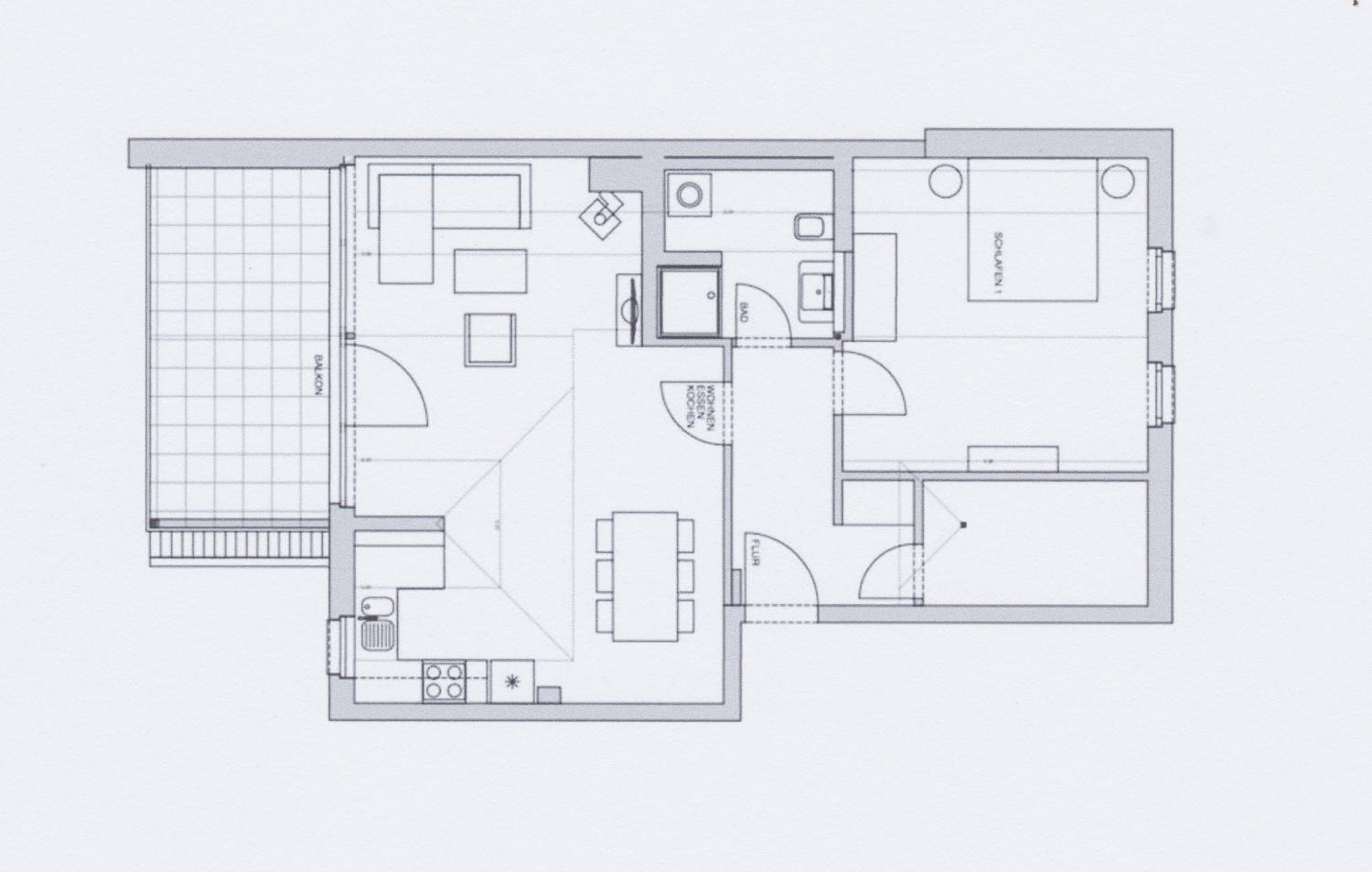 Apartment with Balcony photo 2