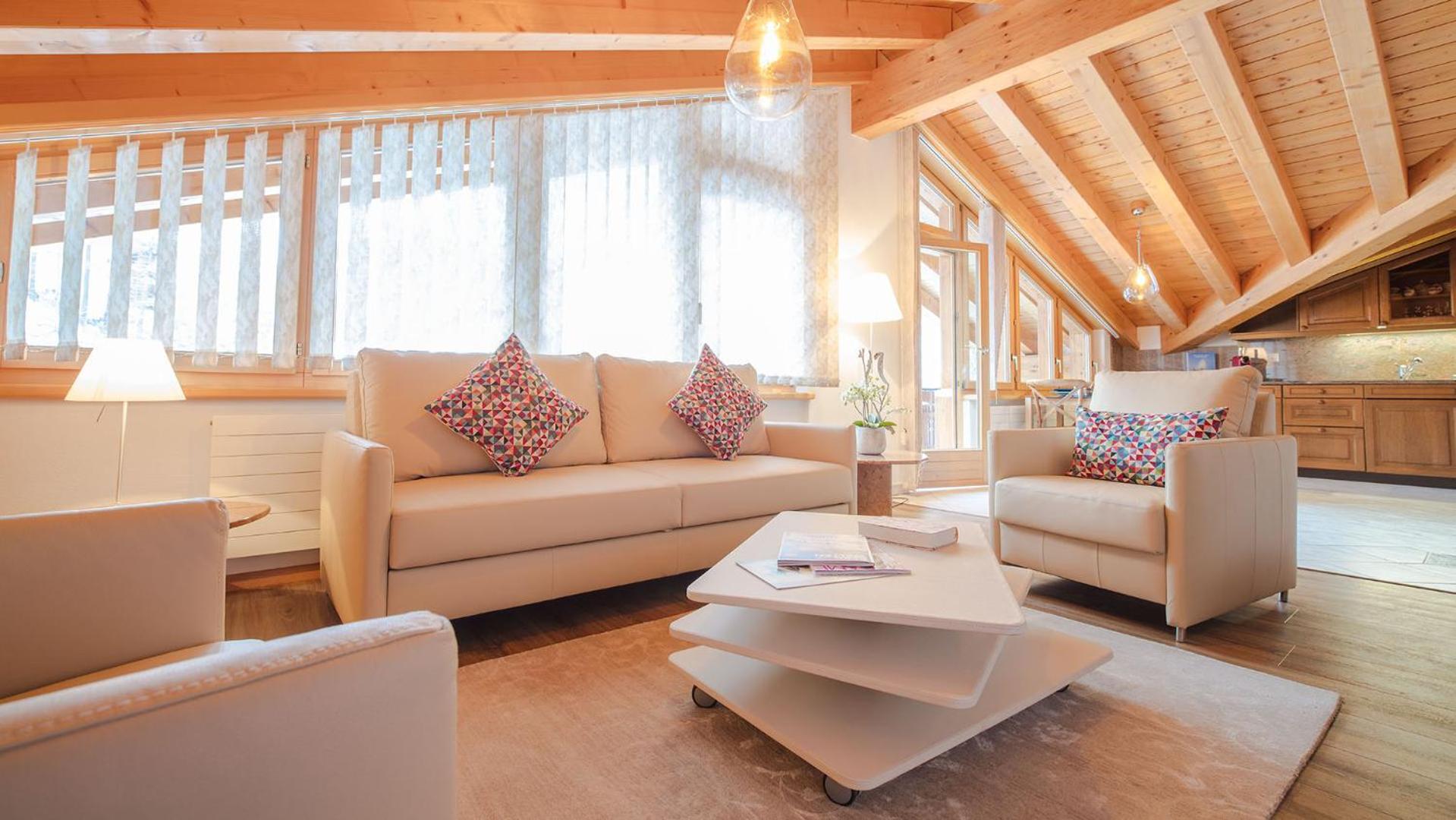 One-Bedroom Apartment With Balcony And Matterhorn View