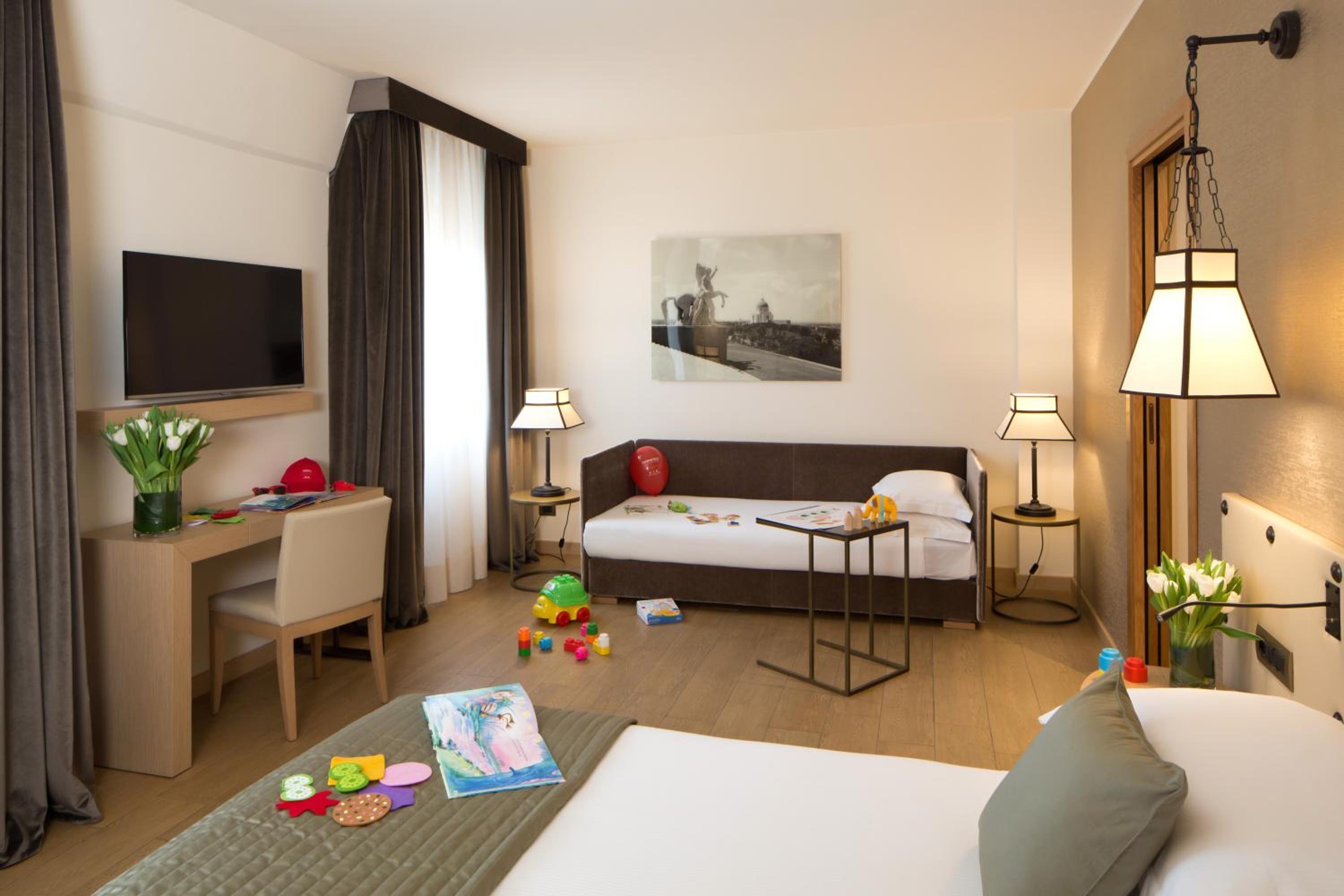 Two Connecting Double Rooms