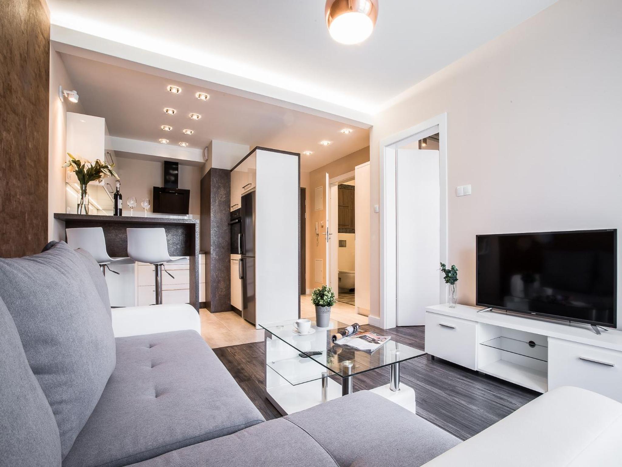 Comfort 1-bedroom apartment with Air conditioning and Balcony photo 1