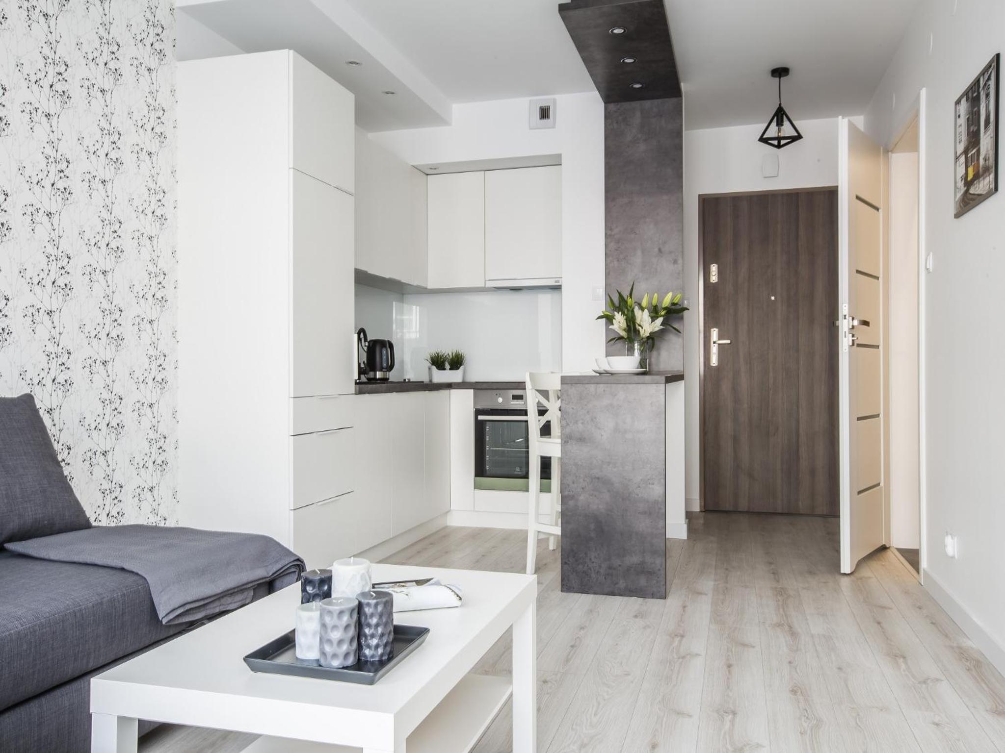 Comfort 1-bedroom apartment with Air conditioning and Balcony photo 2
