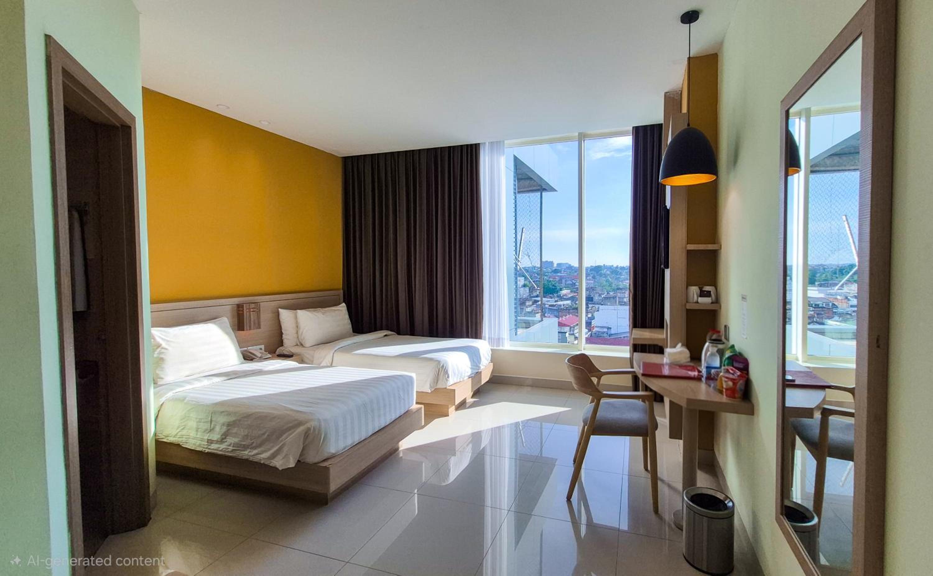 Deluxe Twin Room with Sea View