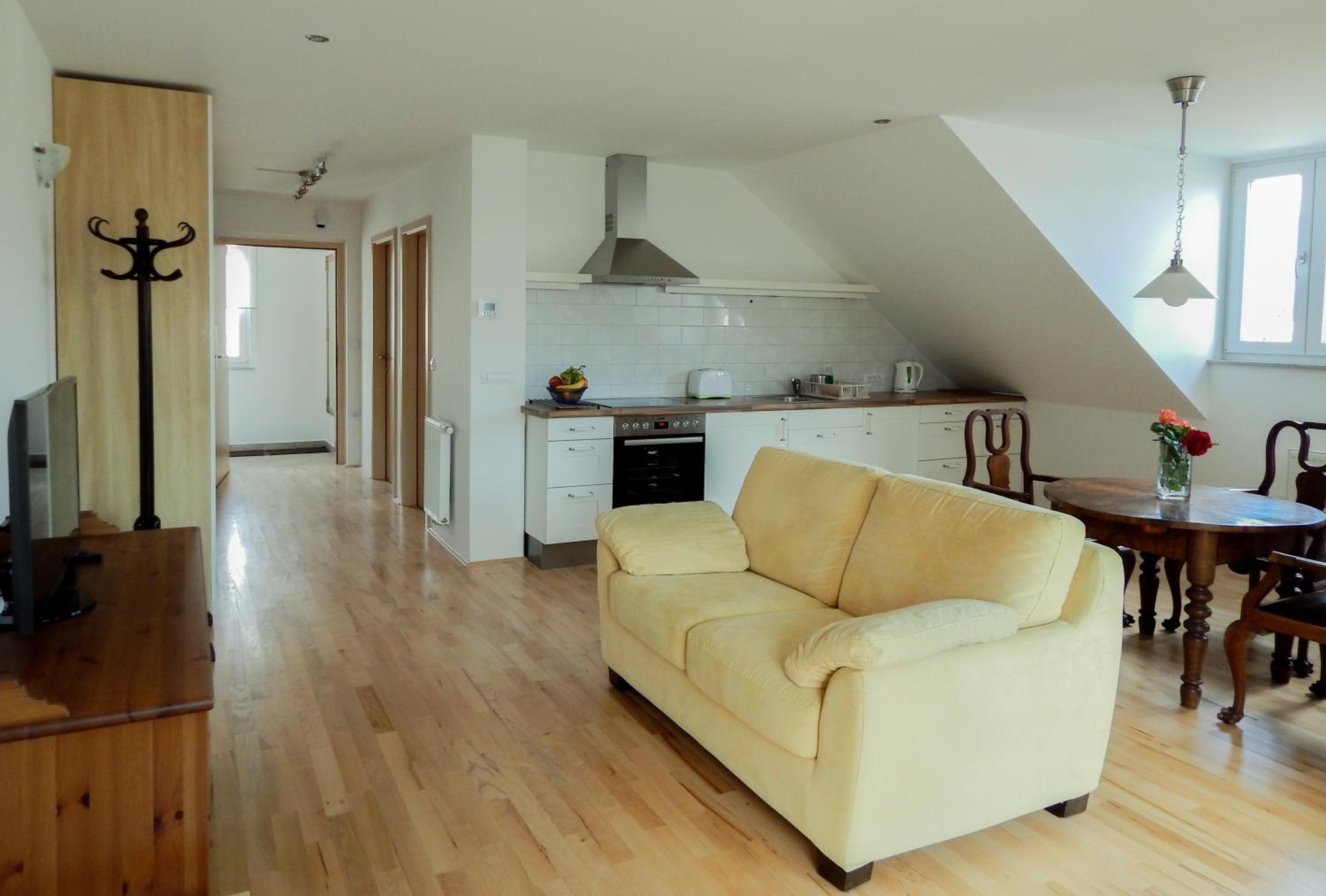 One-Bedroom Apartment with Balcony and Mountain View   photo 3