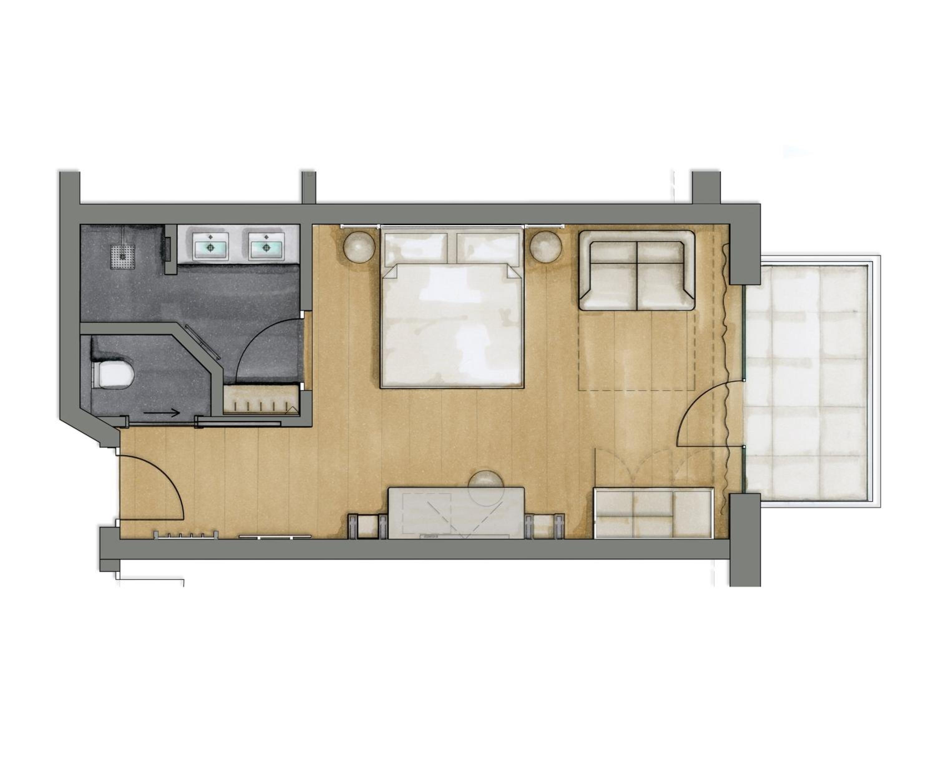 Deluxe Double Room with Balcony photo 2