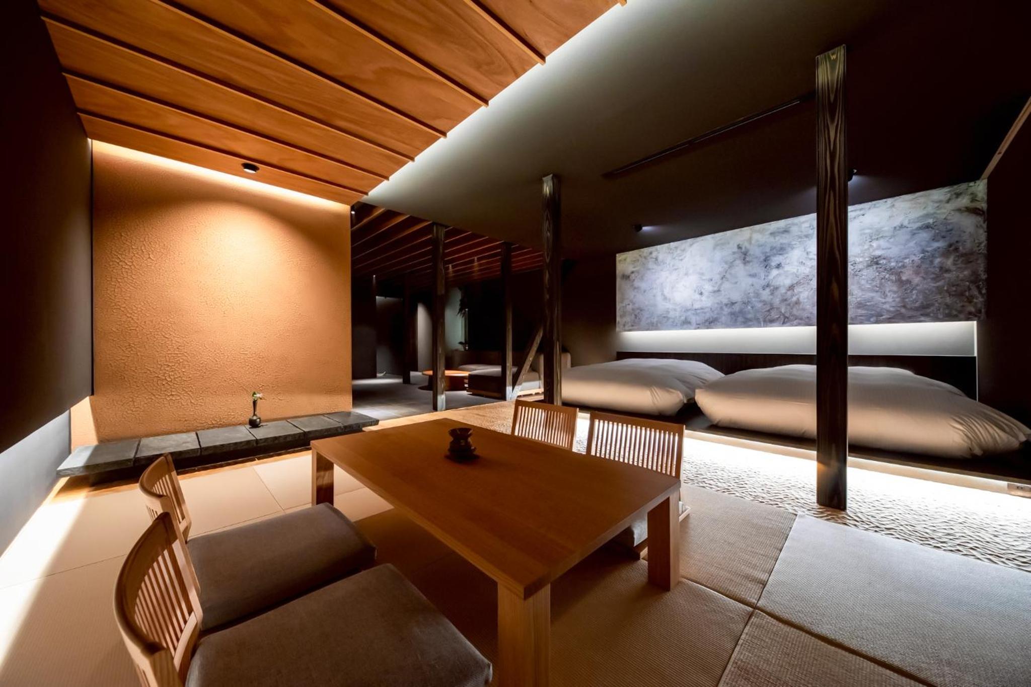 Royal Suite Japanese Western Style Room with Living Room, Dining Room, Bed Room and Open-Air Bath (104㎡) Non-Smoking