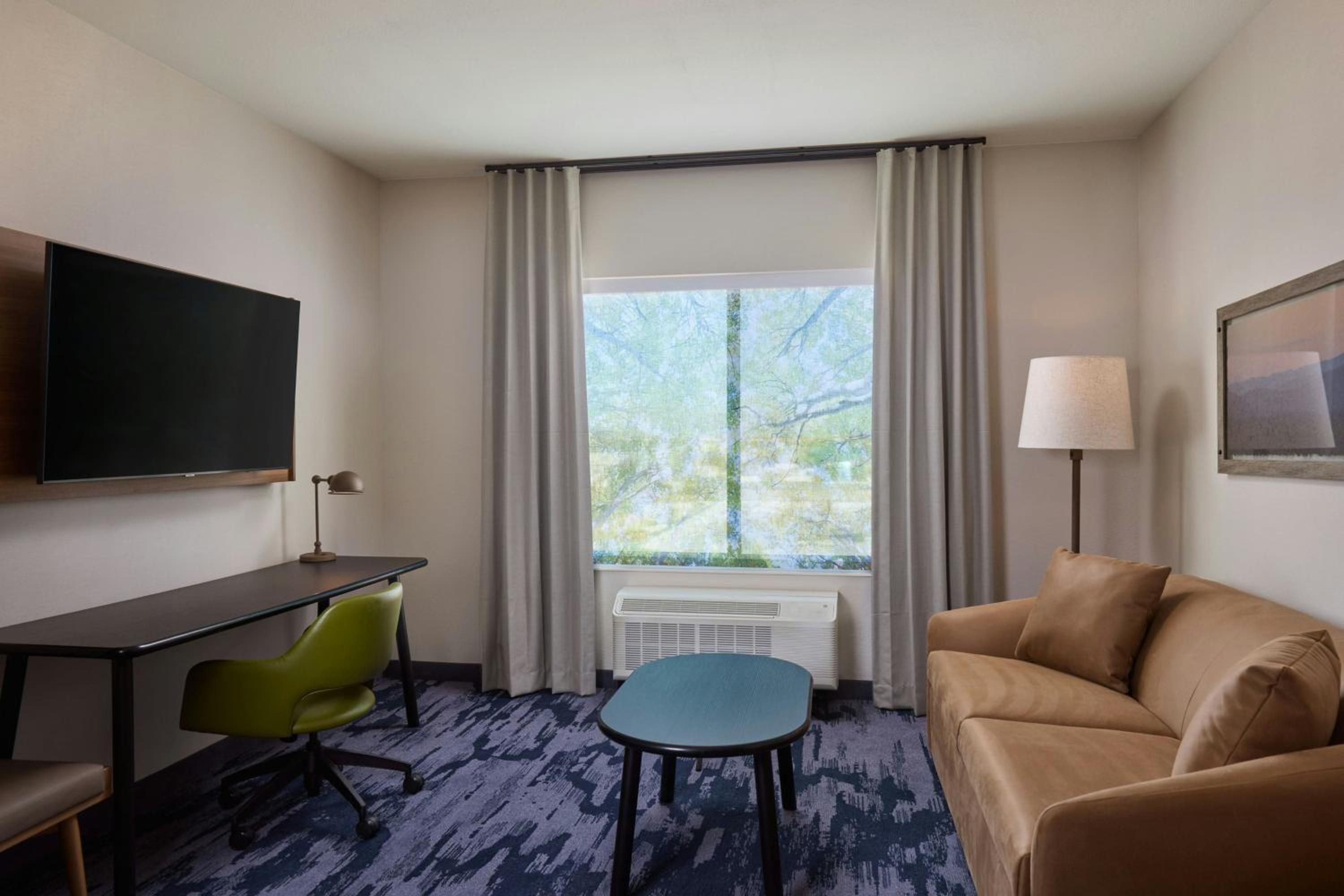 Studio with King Bed, Roll-In Shower and Sofa Bed - Mobility Access/Hearing Accessible photo 1