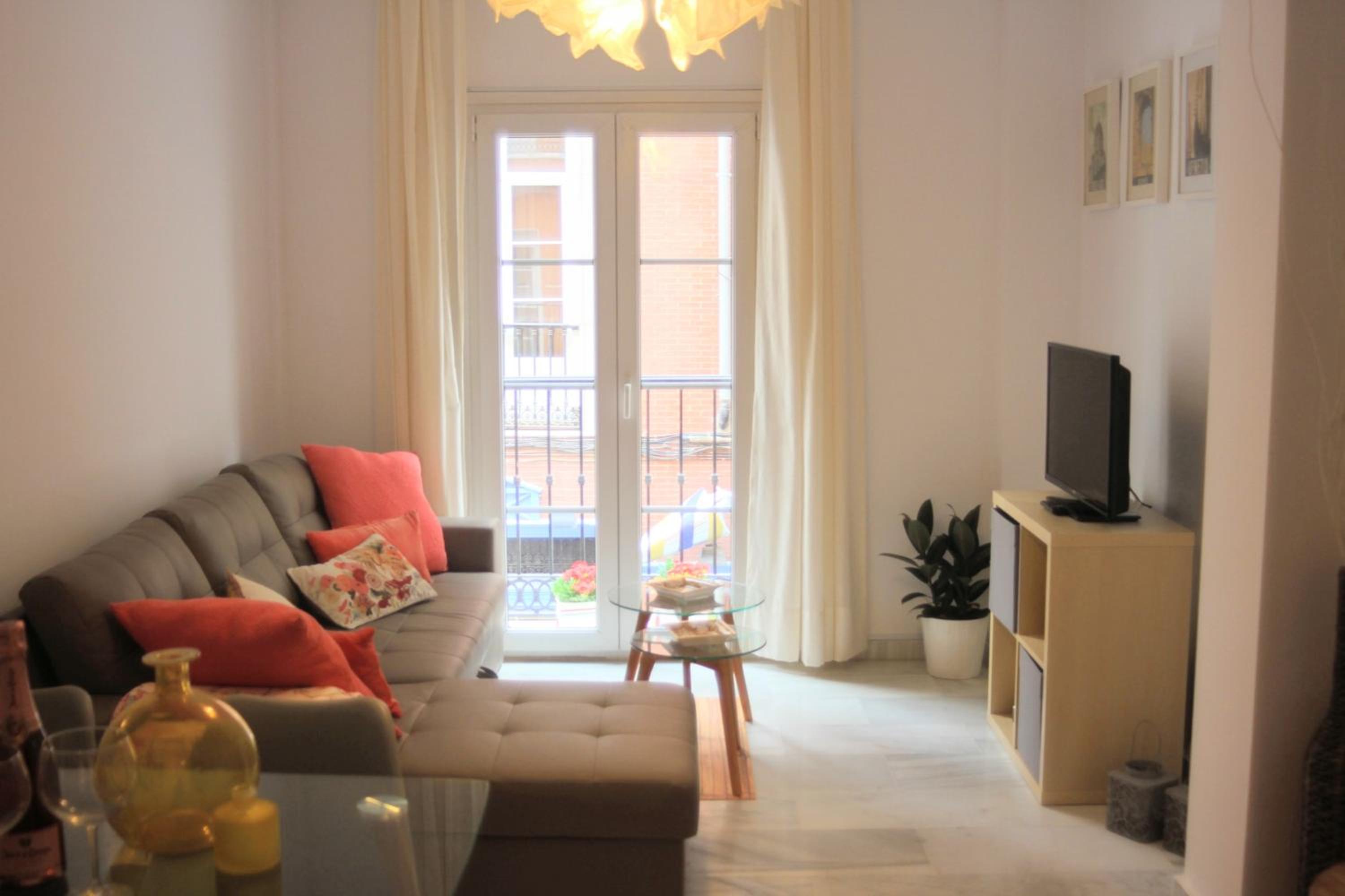 Apartamento con Balcón