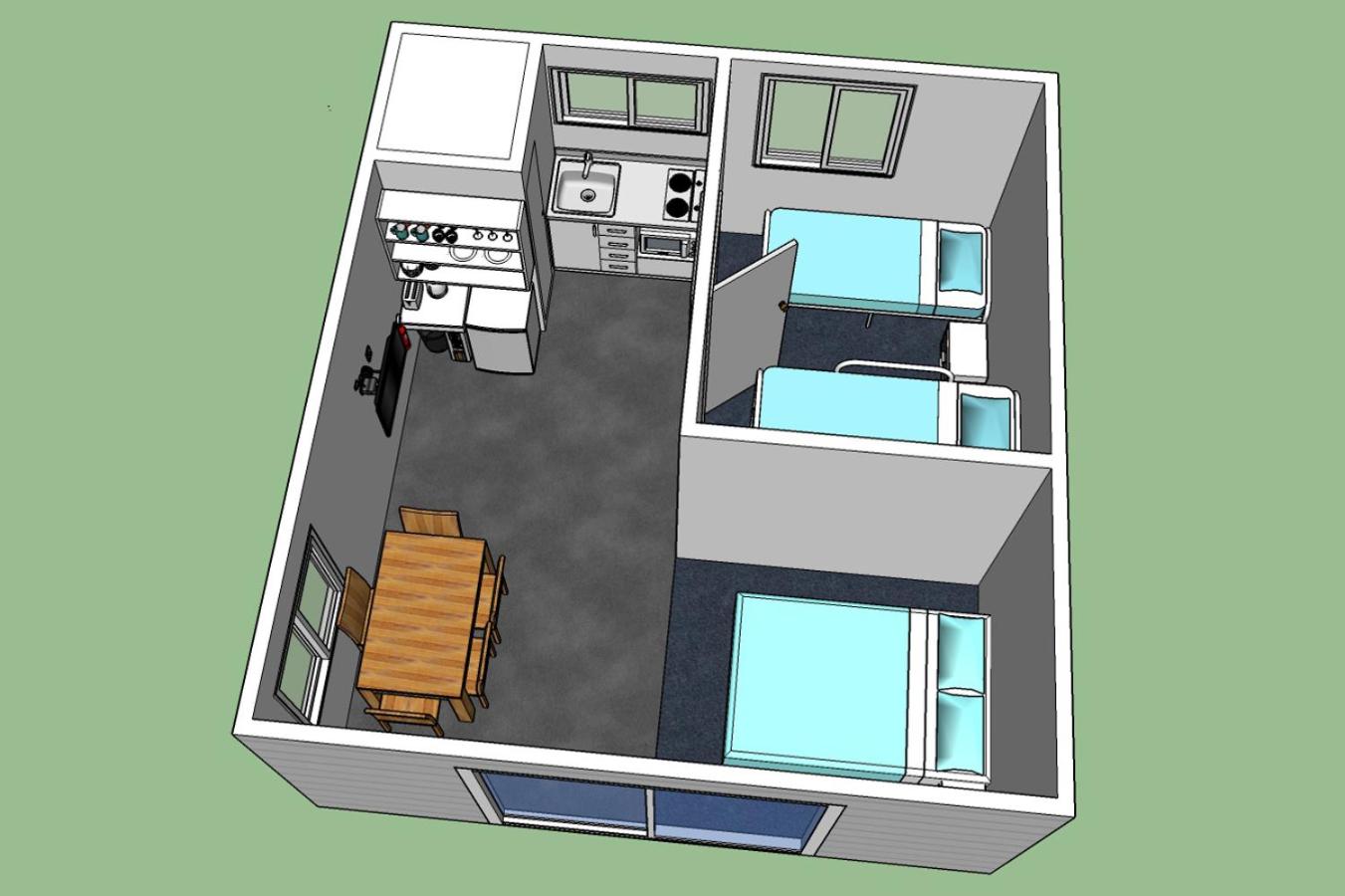 Family Room with Shared Bathroom - Deluxe Kitchen #6 photo 3