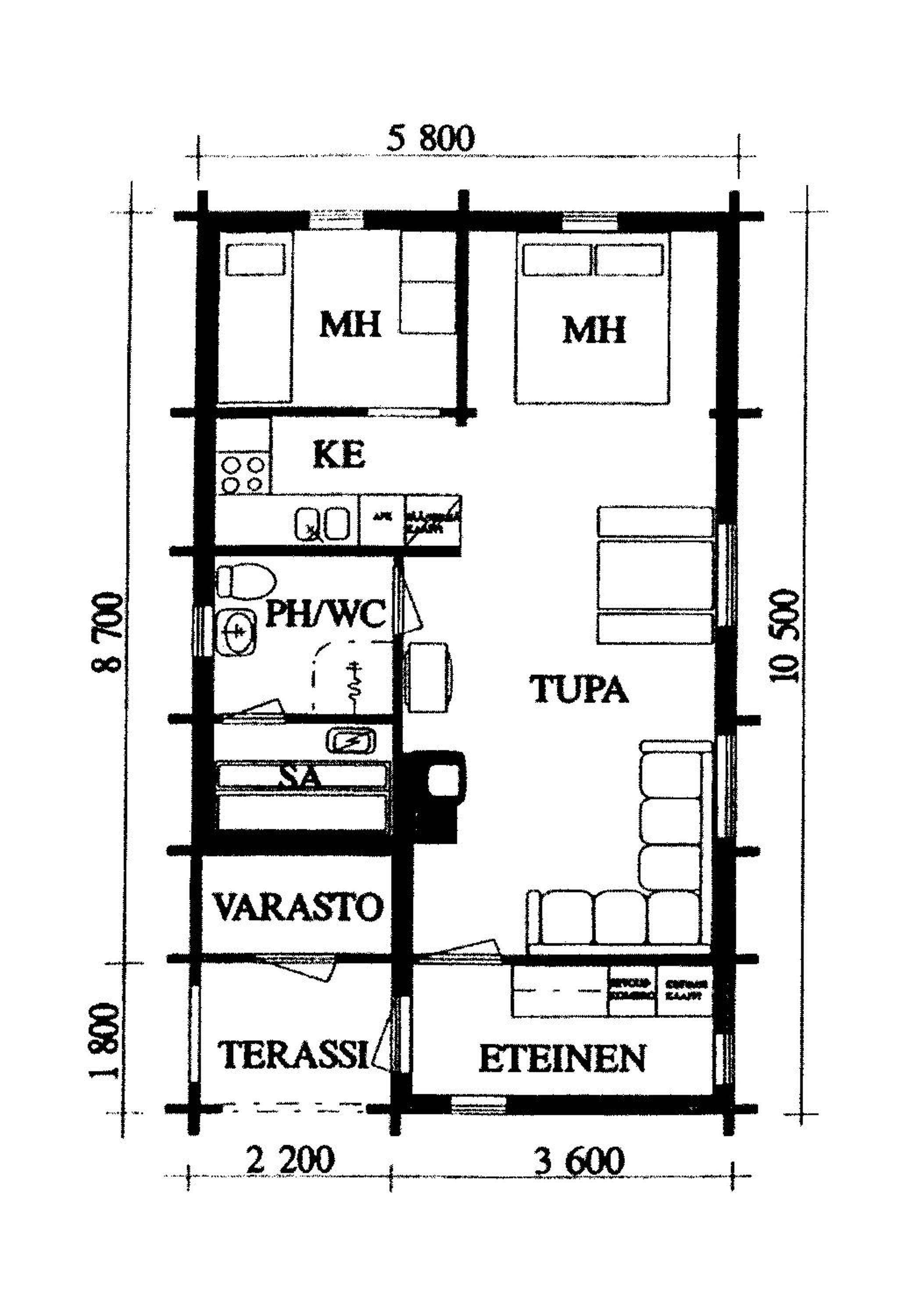 One-Bedroom Cottage with Sauna - Photo 8