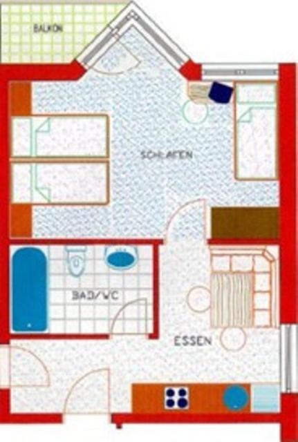 Standard One-Bedroom Apartment with Balcony photo 2