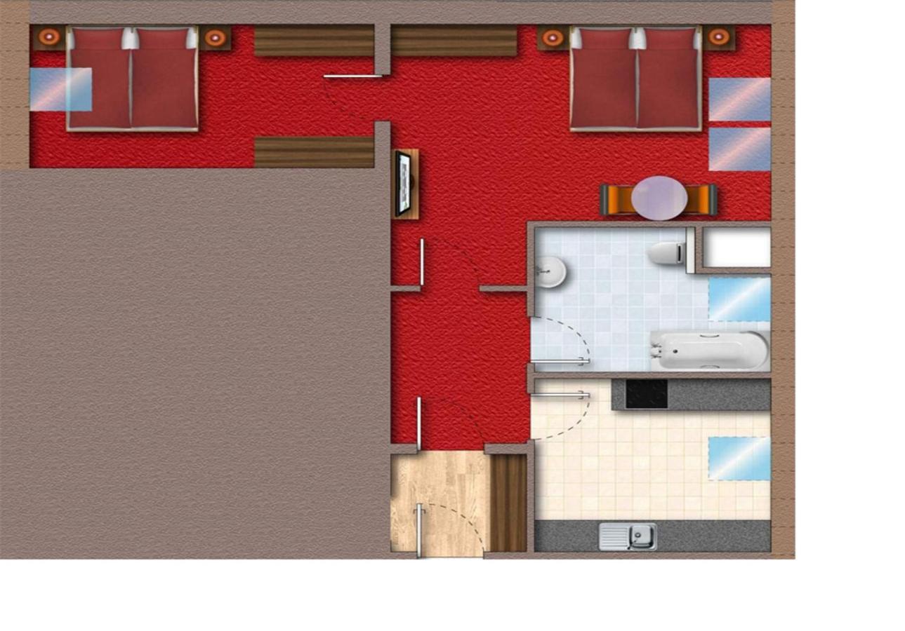 Two-Bedroom Apartment / Family Room - Photo 6