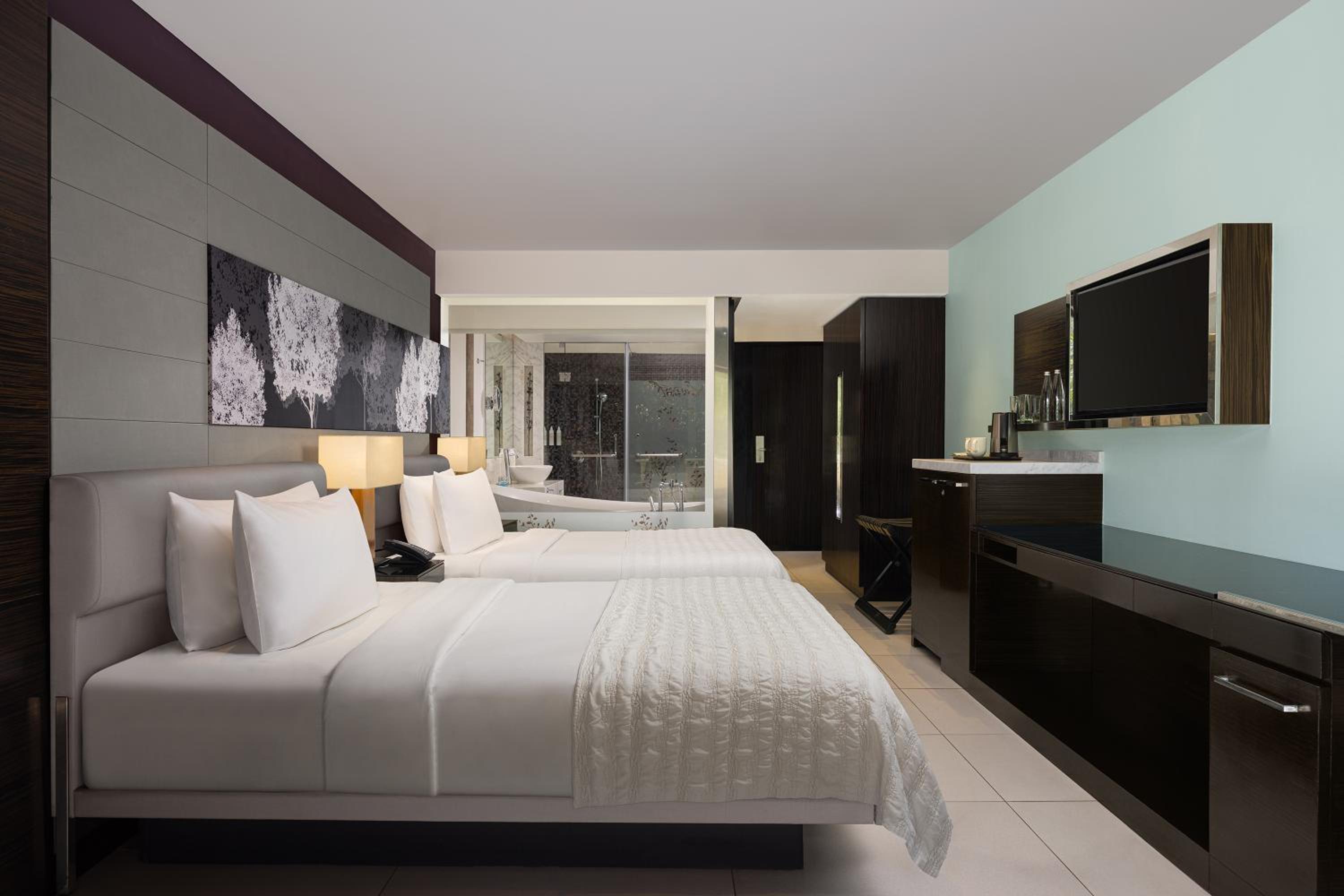 2 Twin/Single Beds, Forest View, Guest Room