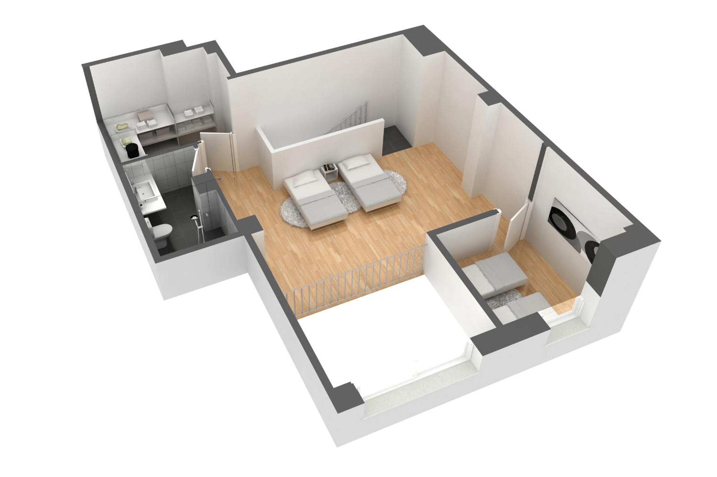 Family Duplex Apartment (2 Adults + 2 Children) photo 2