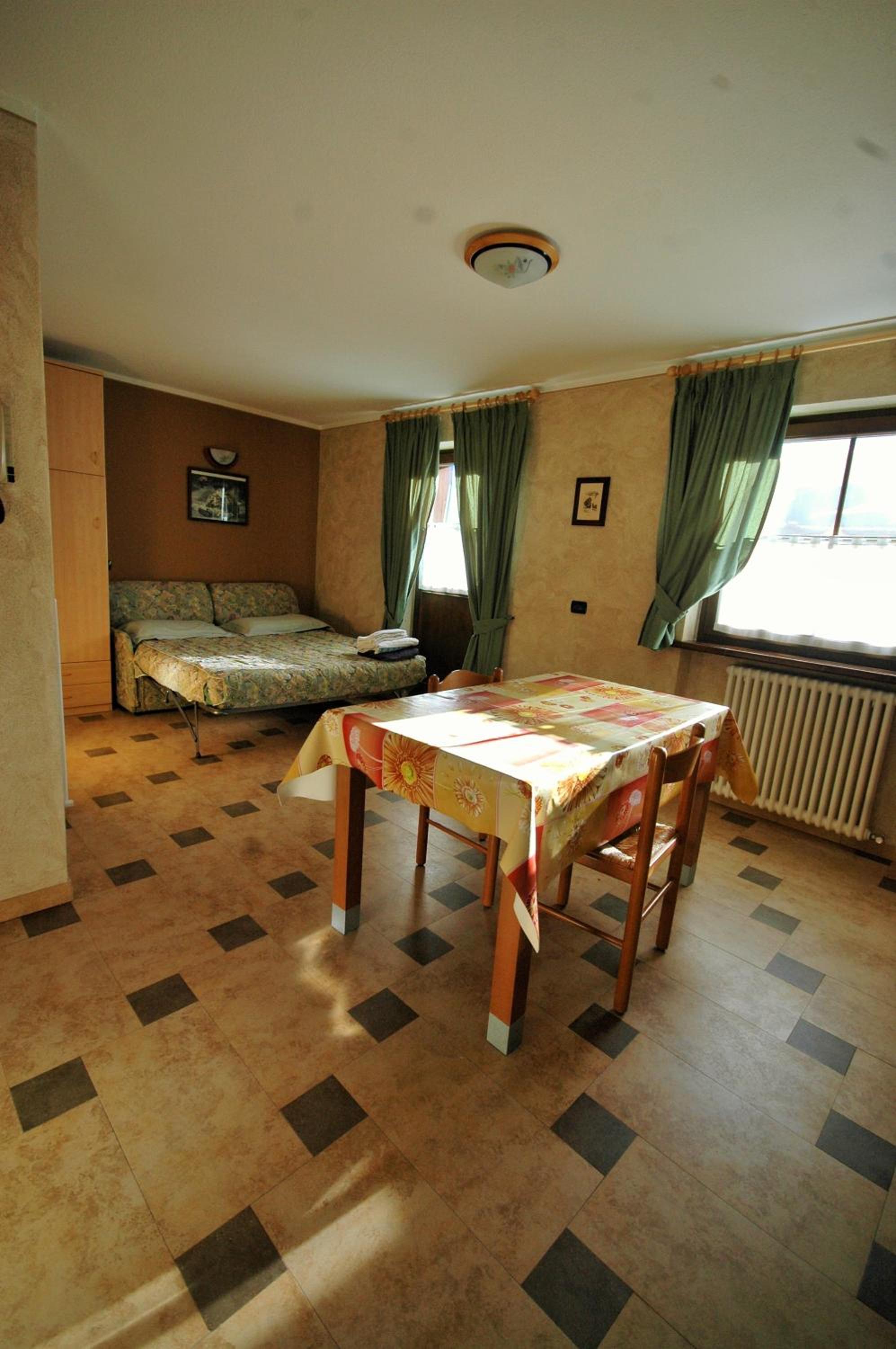 Studio with Balcony and Mountain View