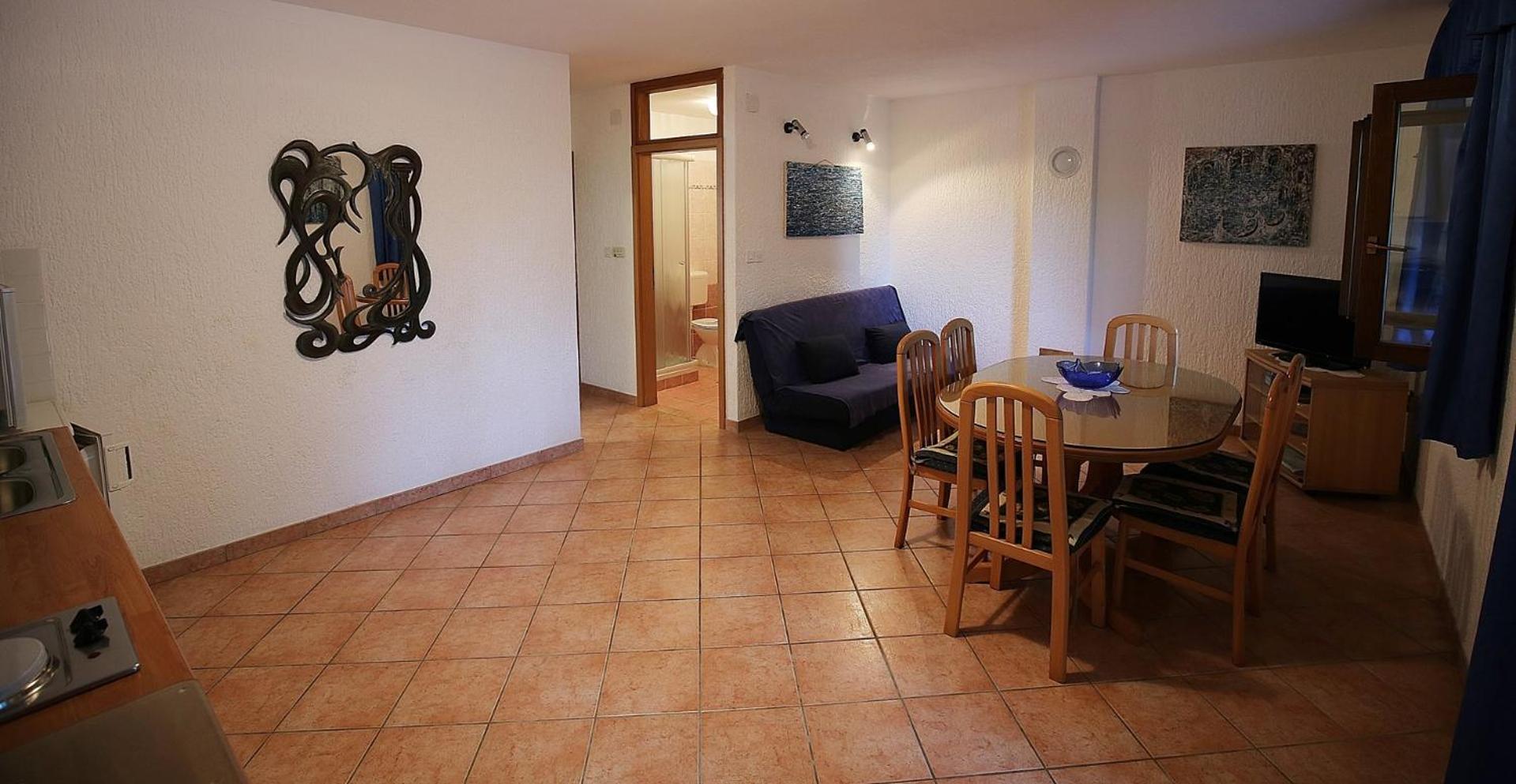 Two Bedroom Apartment with Terrace and Garden View