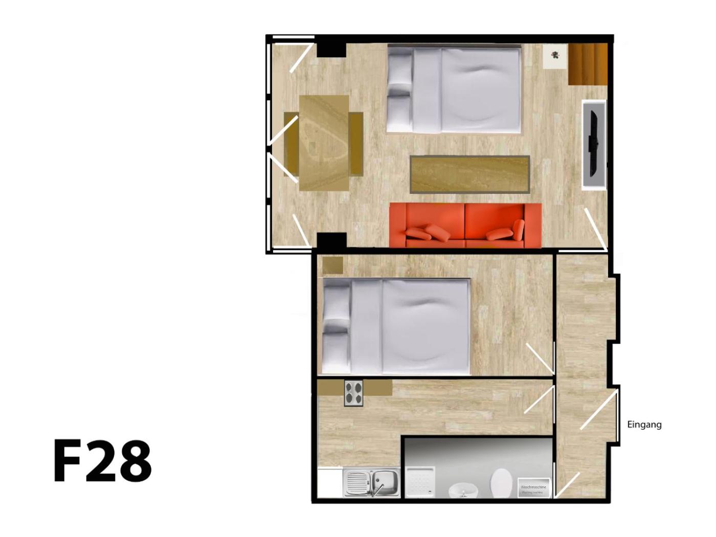 One-Bedroom Apartment photo 1