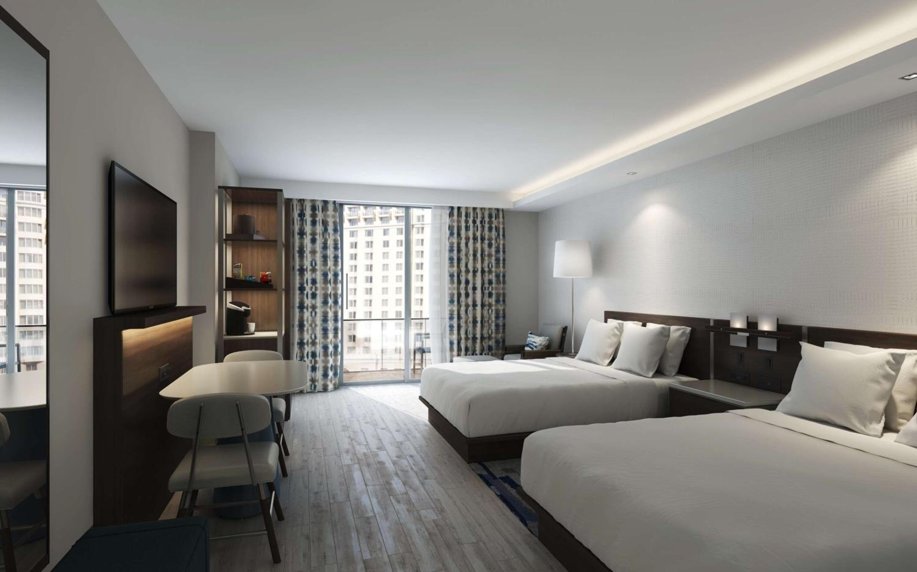 Queen Room with Two Queen Beds and Balcony