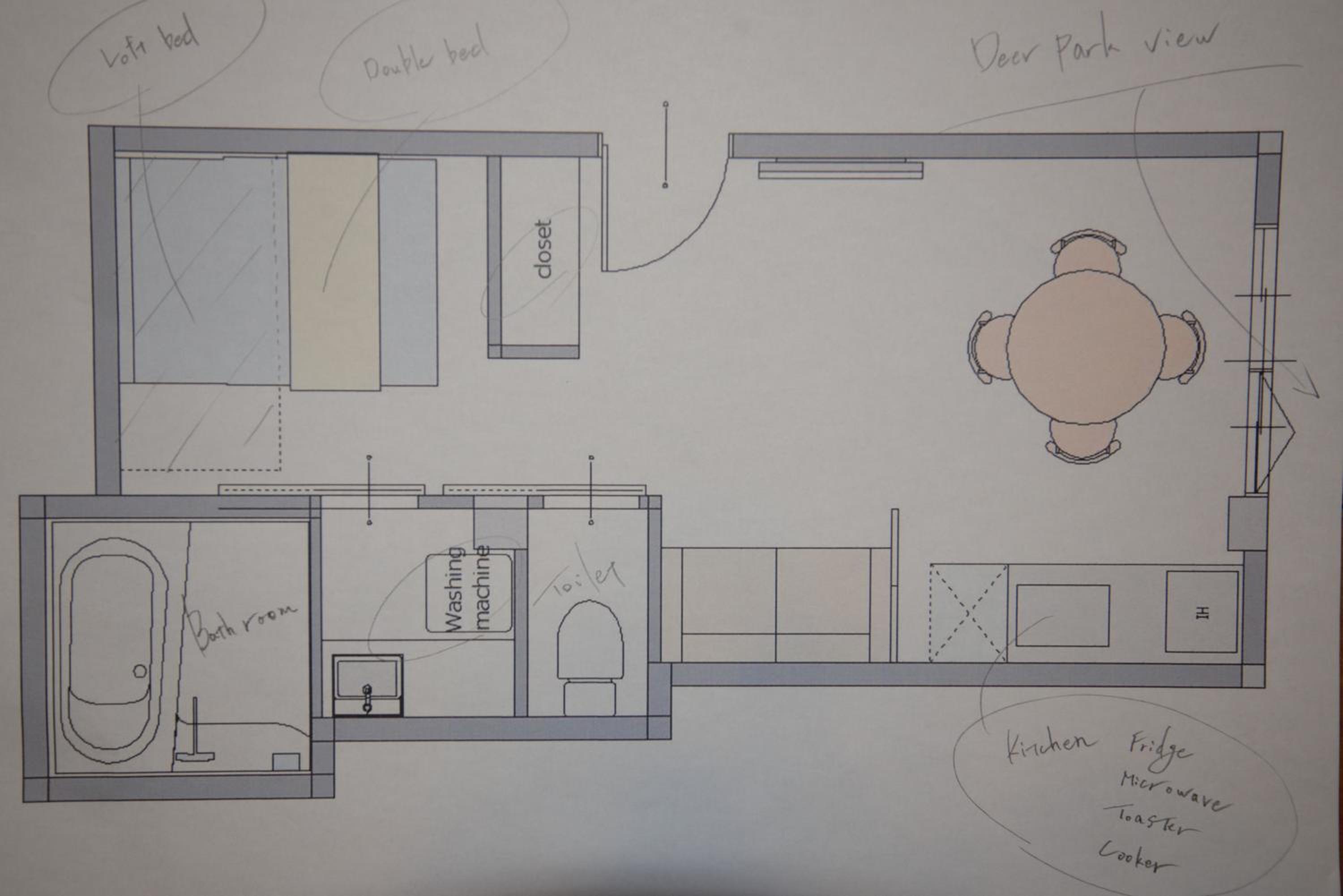 Double Room with Loft Bed and Kitchen - Photo 2