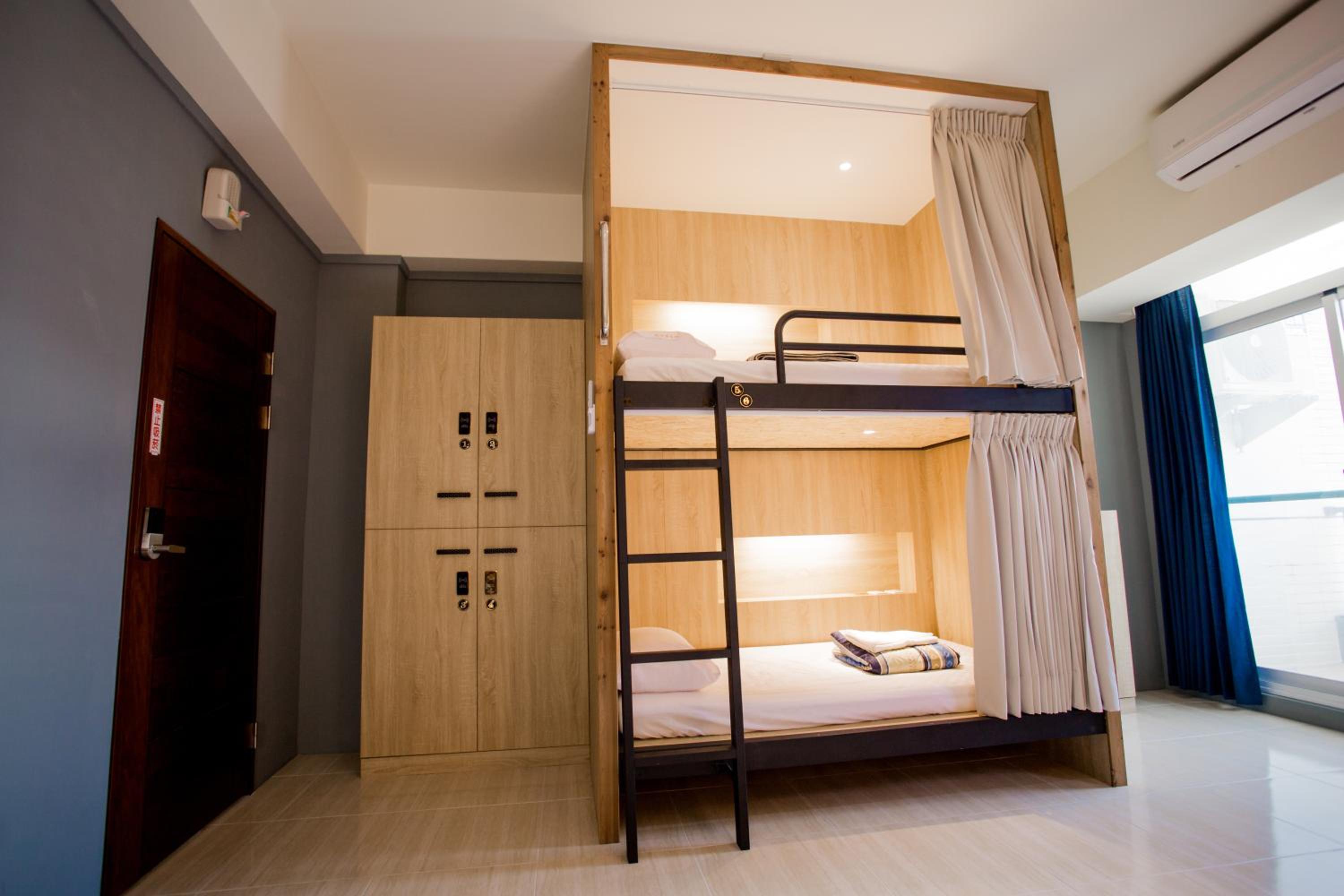 Bed in 6-Bed Male Dormitory Room