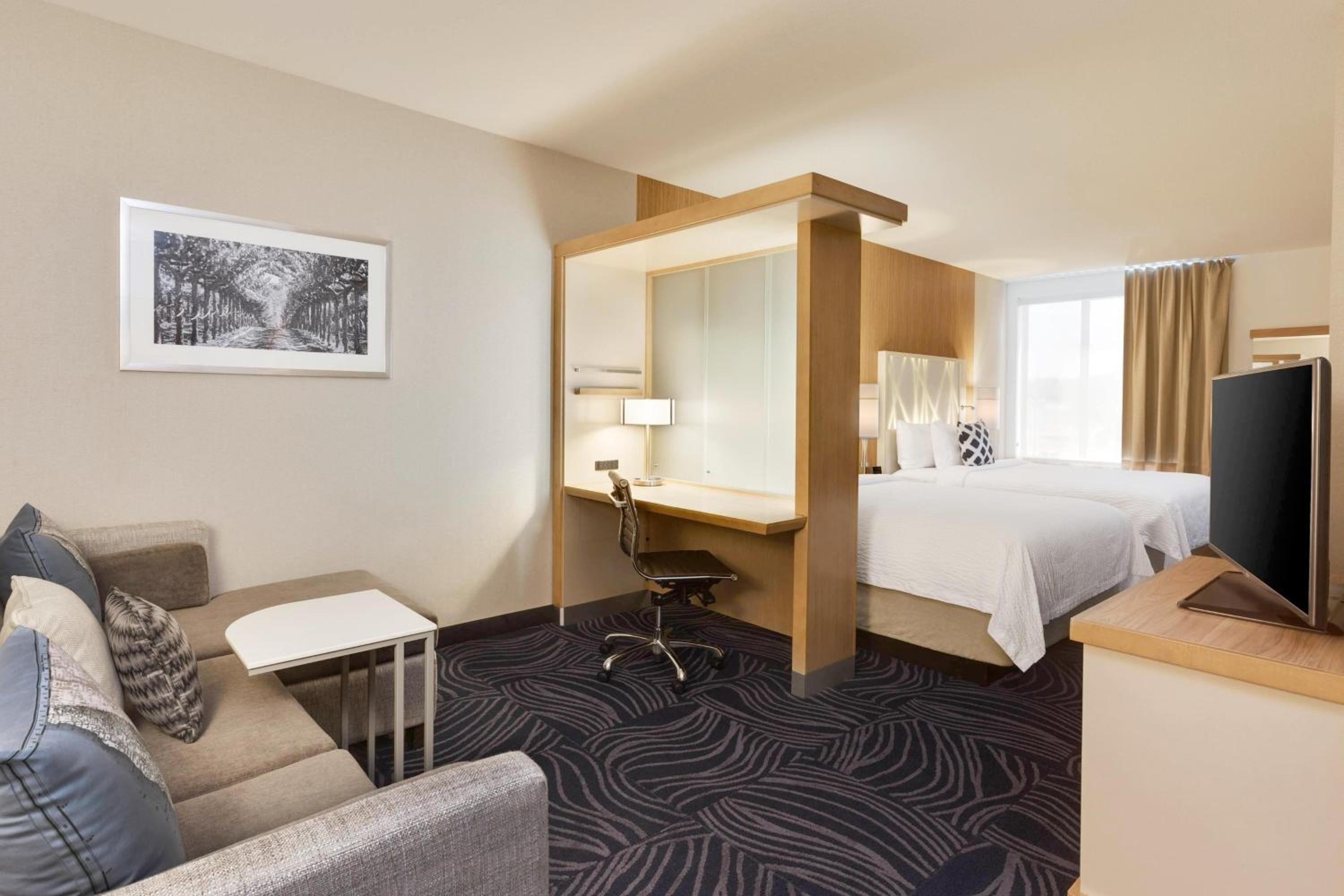 Queen Suite with Two Queen Beds and Trundle Sofa