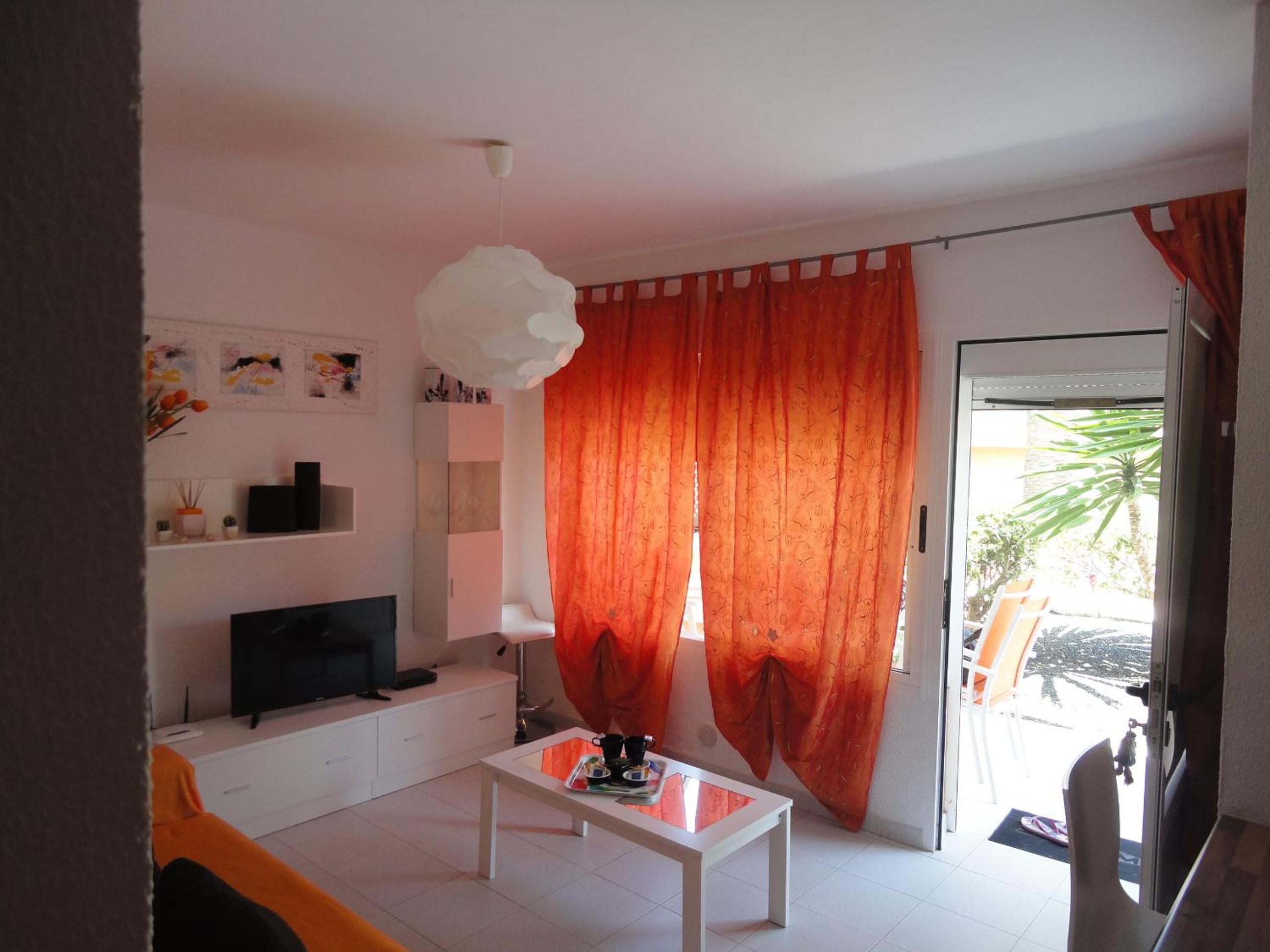 Apartamento con vista al jardín