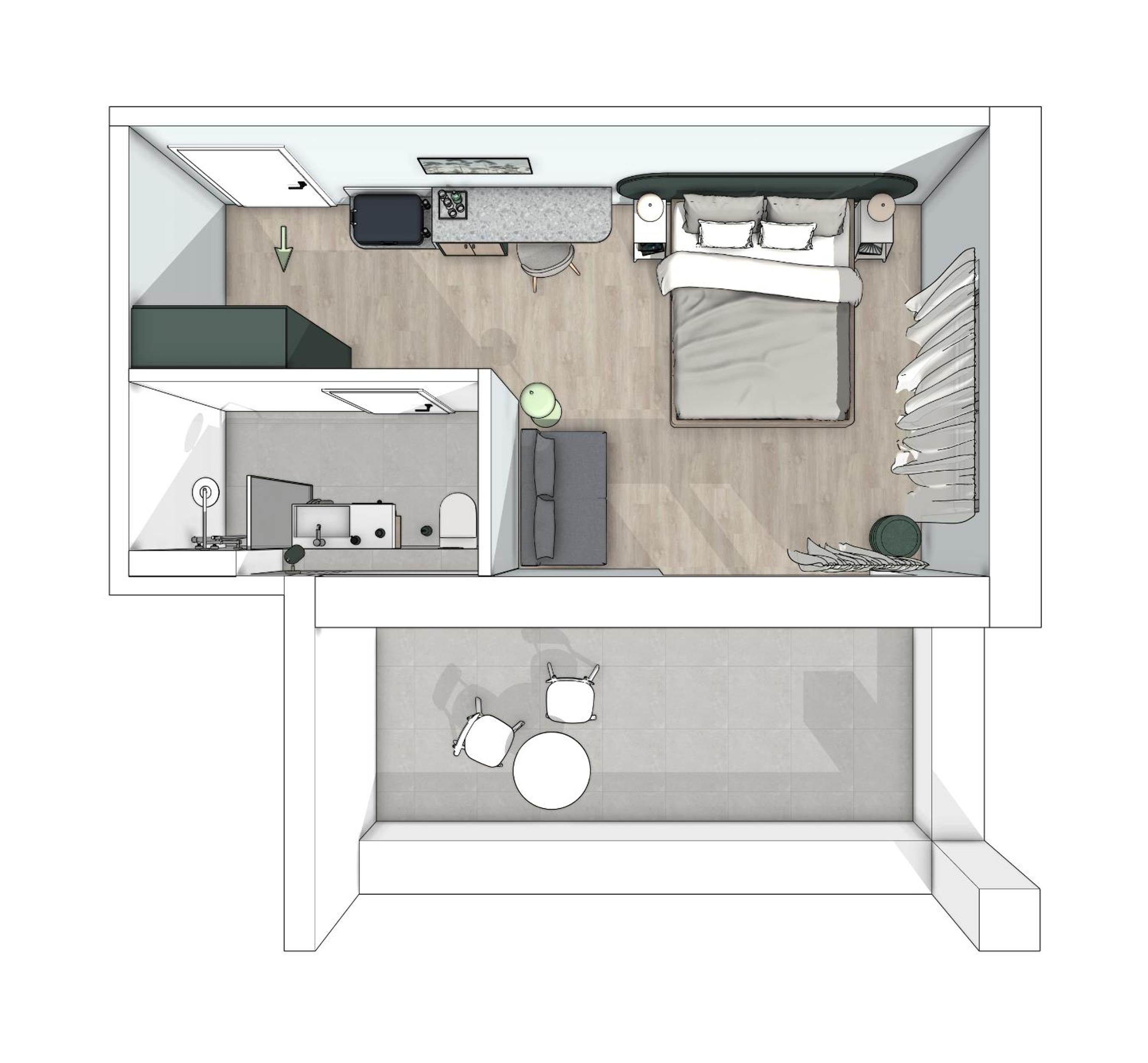 Queen Room with Balcony