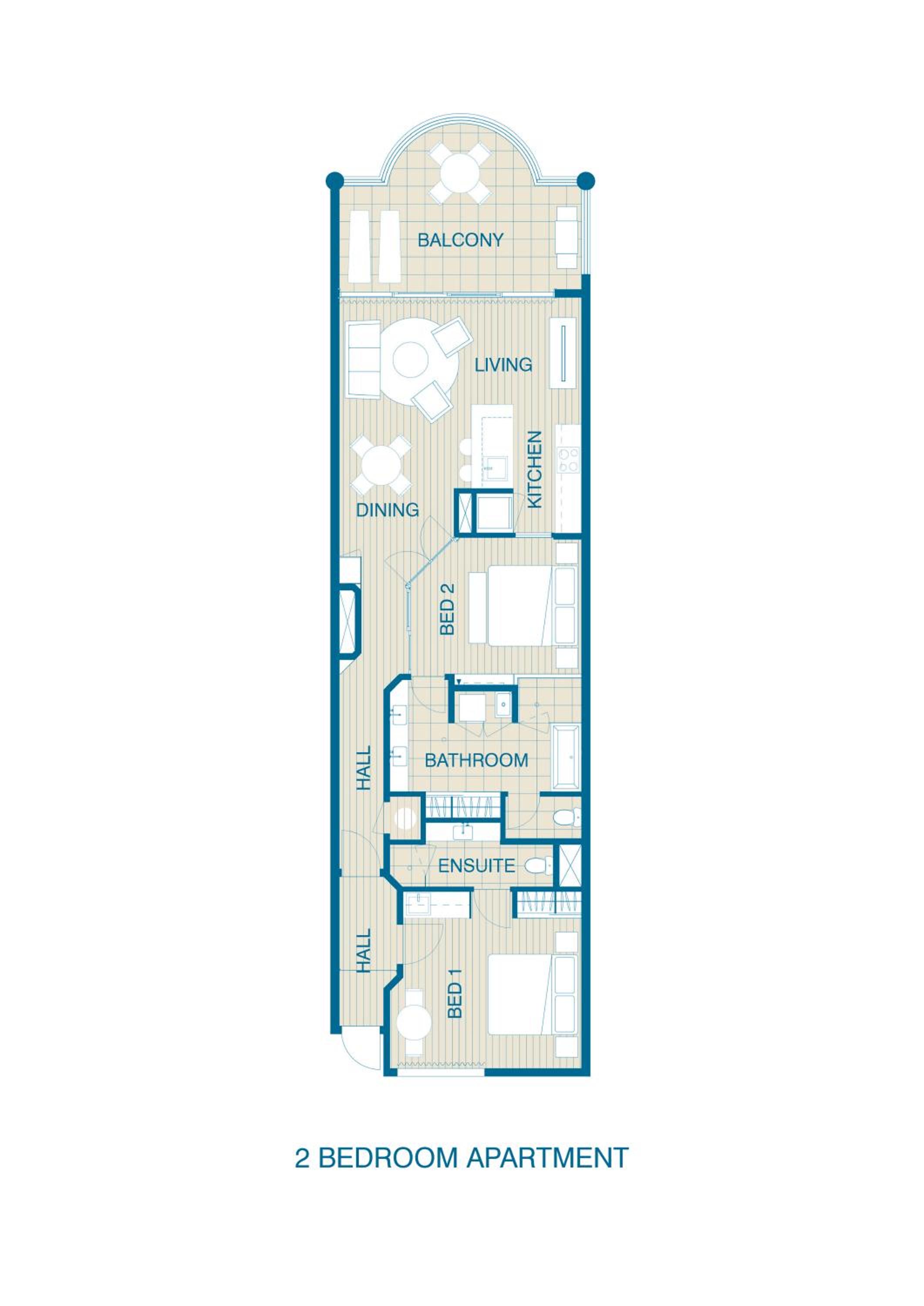 Deluxe Two Bedroom Beachfront Penthouse