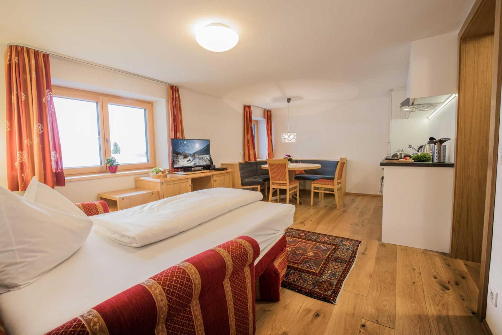 One-Bedroom Apartment with Balcony and Mountain View   photo 1