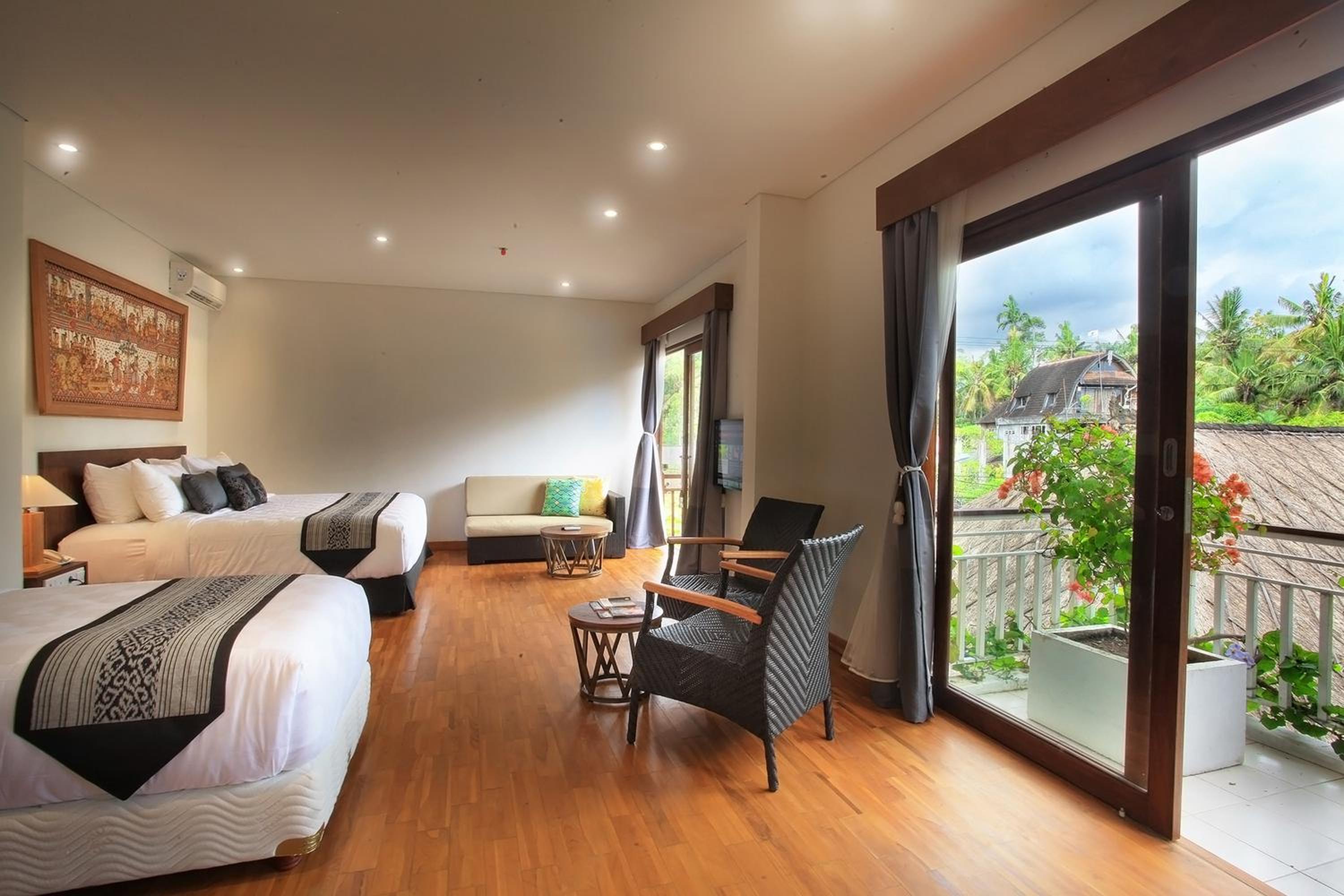Family Suite with Balcony and Pool View