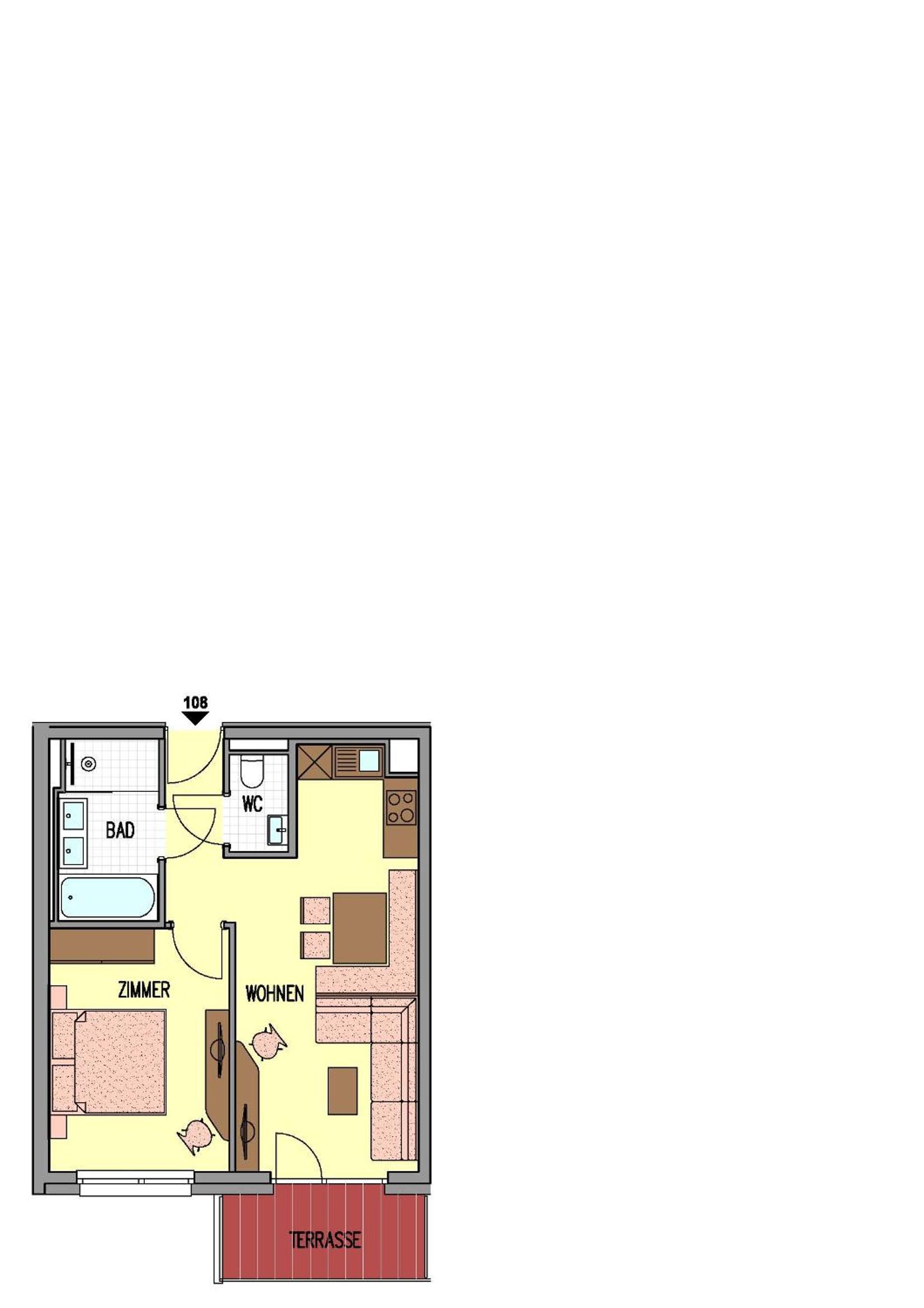 One-Bedroom Apartment photo 2