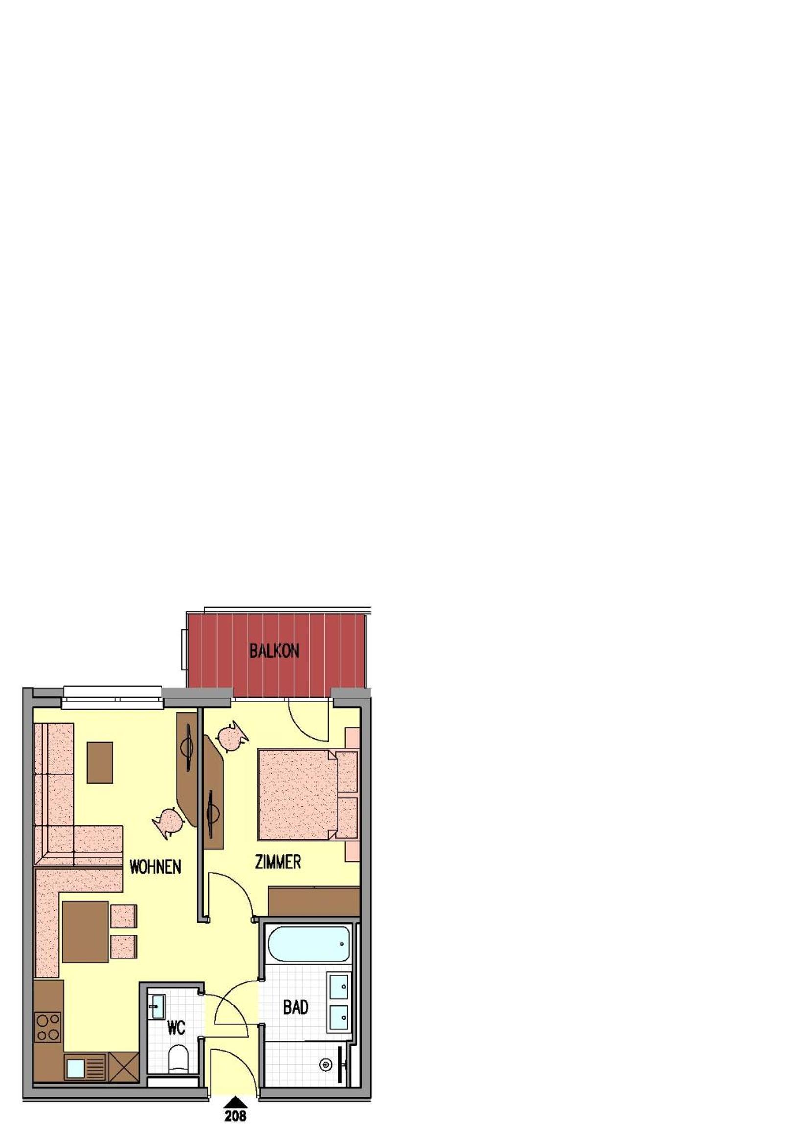 One-Bedroom Apartment photo 3