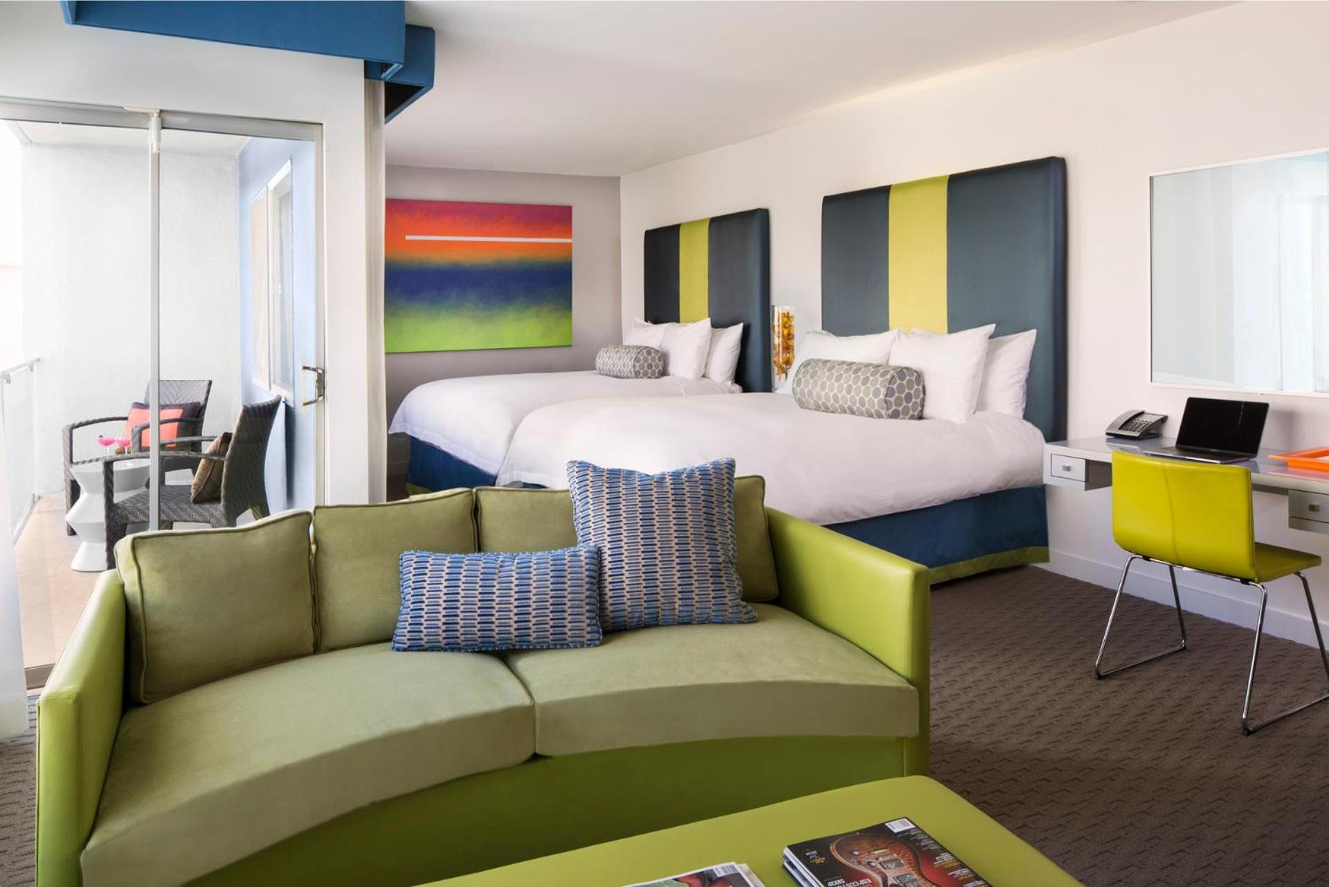Junior suite with 2 double beds