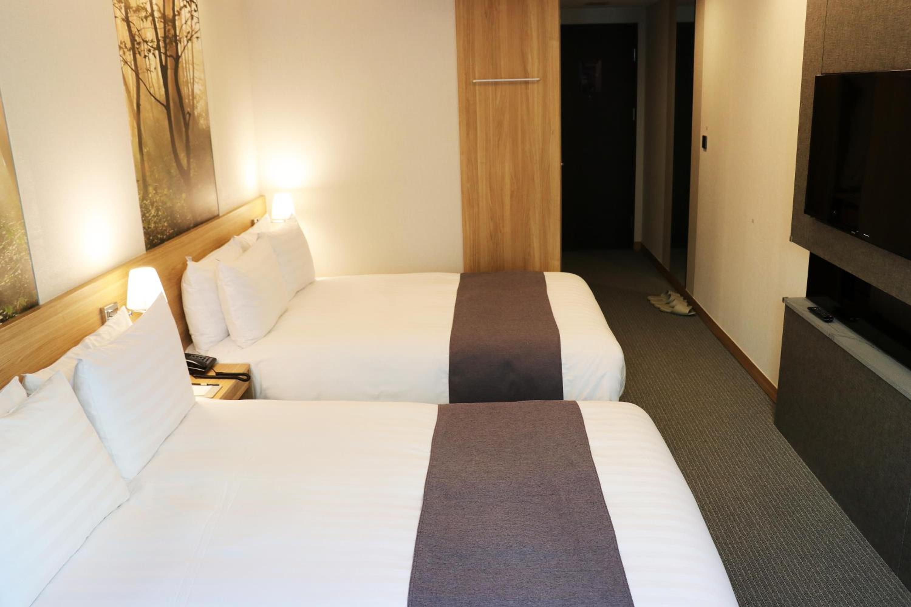 Deluxe Double Twin Room with City View photo 2