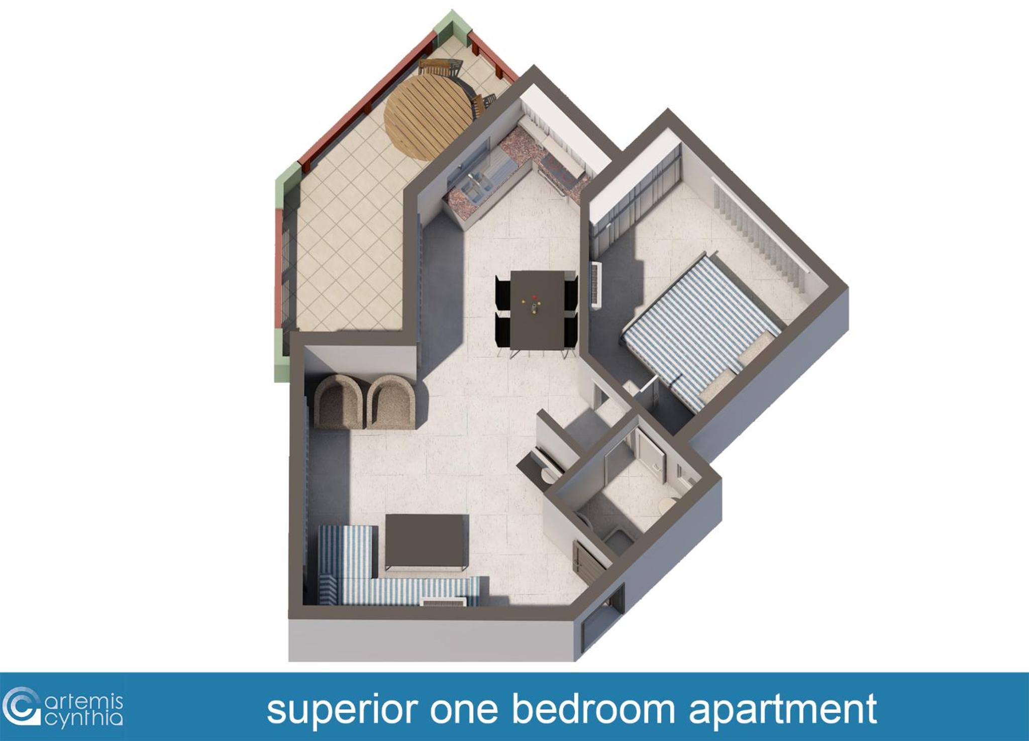 Superior One-Bedroom Apartment photo 2
