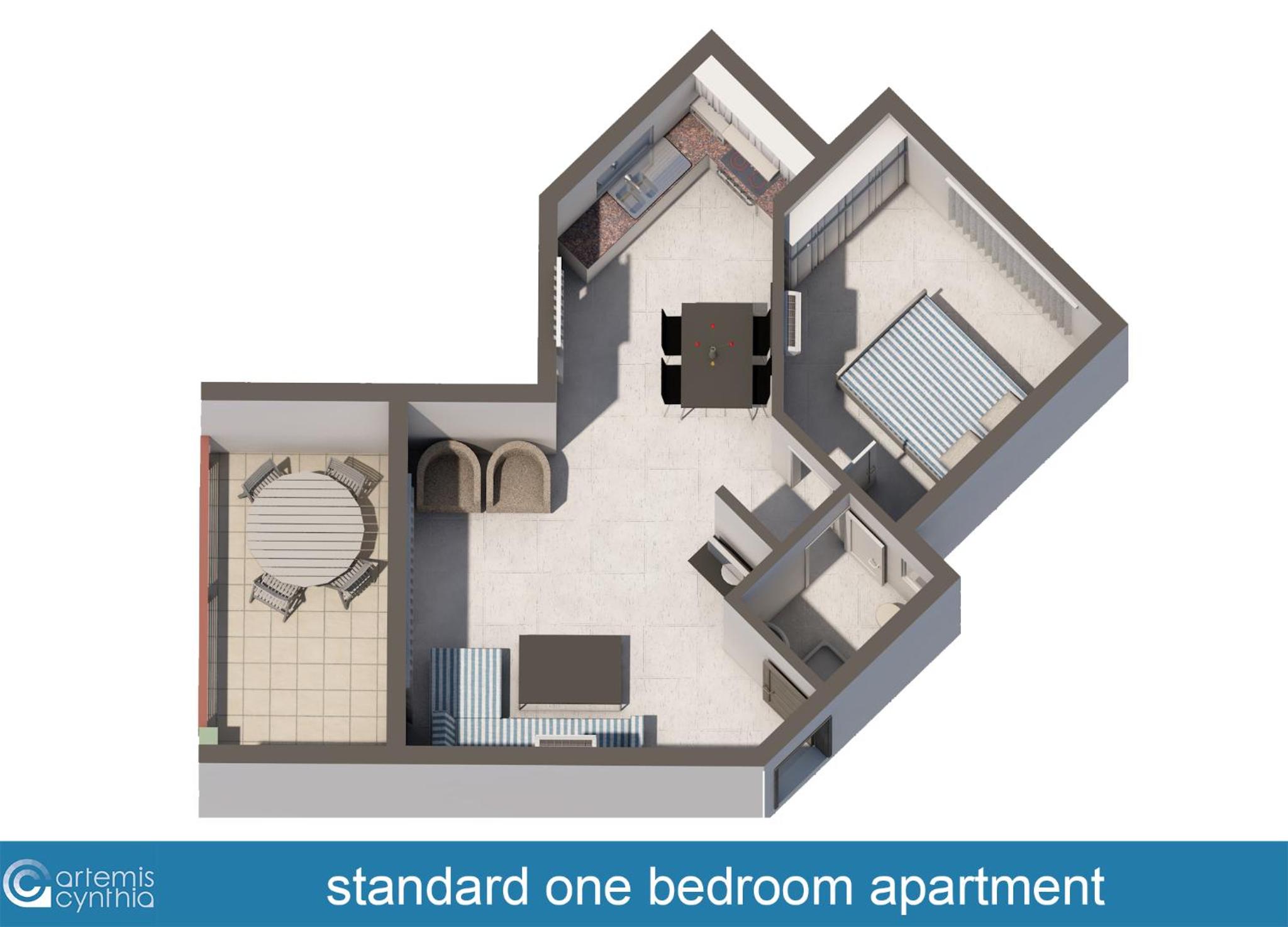 Standard One-Bedroom Apartment