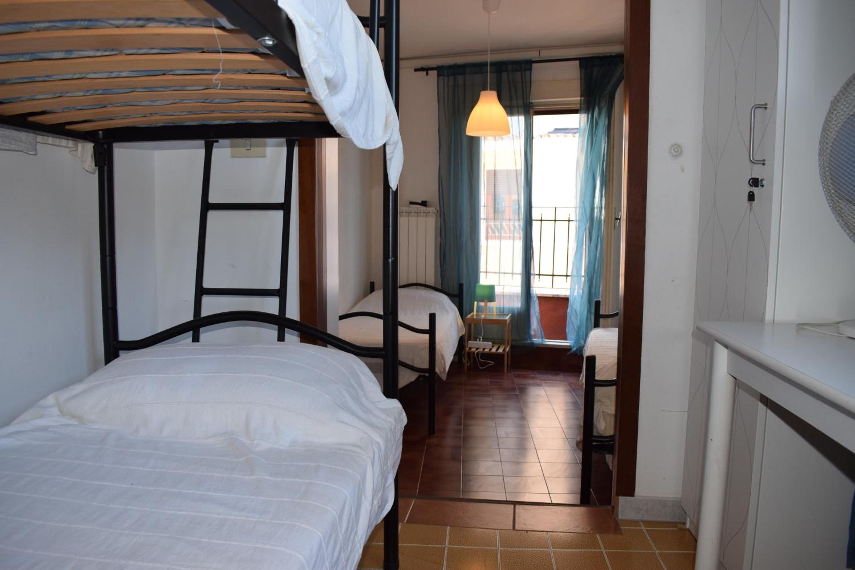 Bunk Bed In Female Dormitory Room  